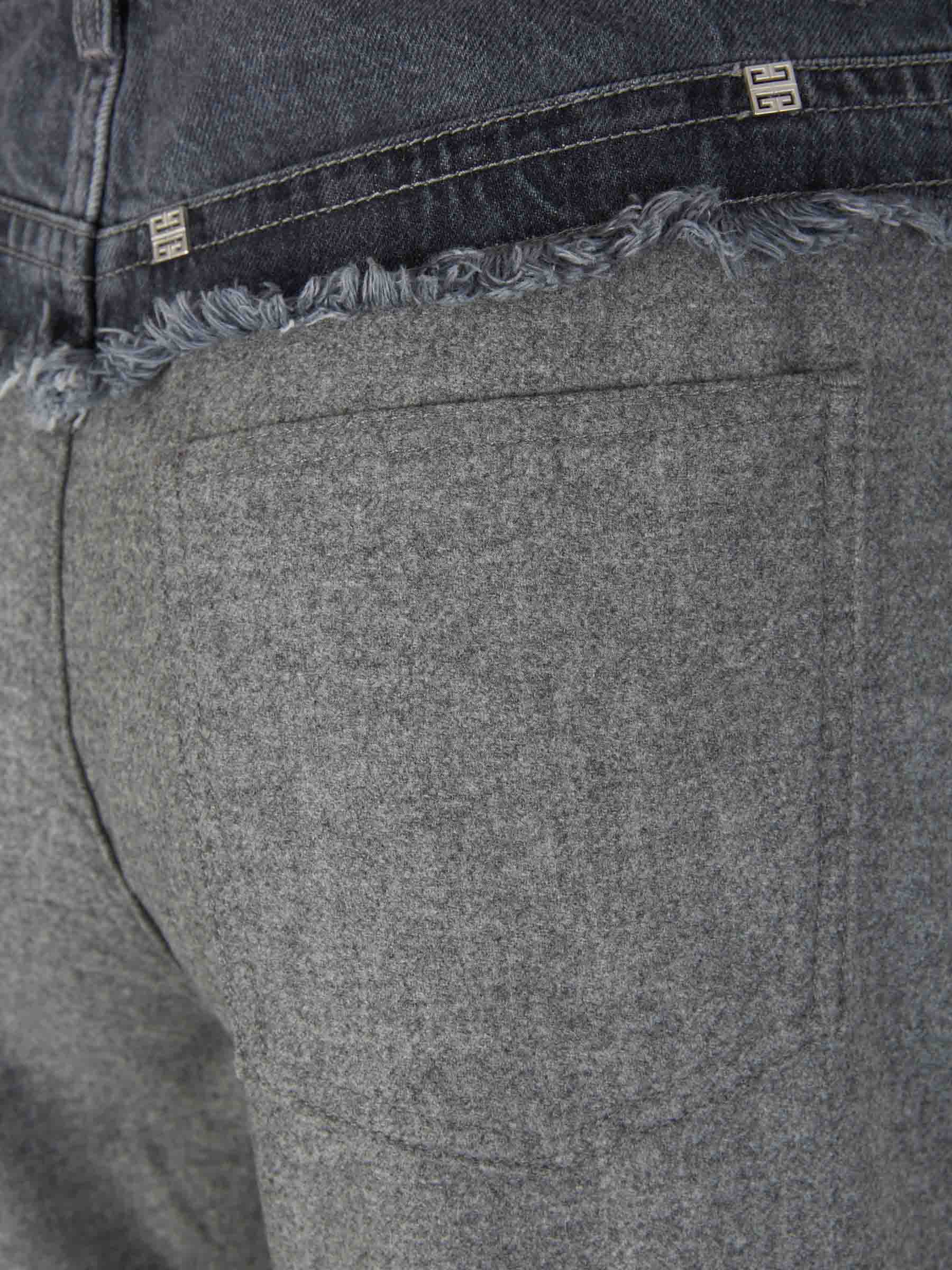 Outlet online Givenchy Mujer Pantalones Oversize Lana color Gris Oscuro sku 761-003253 01 - Foto 4