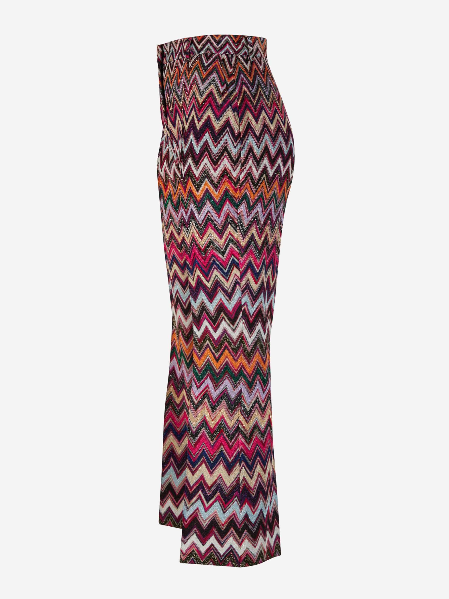 Outlet online Missoni Mujer Joggers Multicolor Anchos color Purpura Oscuro sku 761-003269 01 - Foto 2