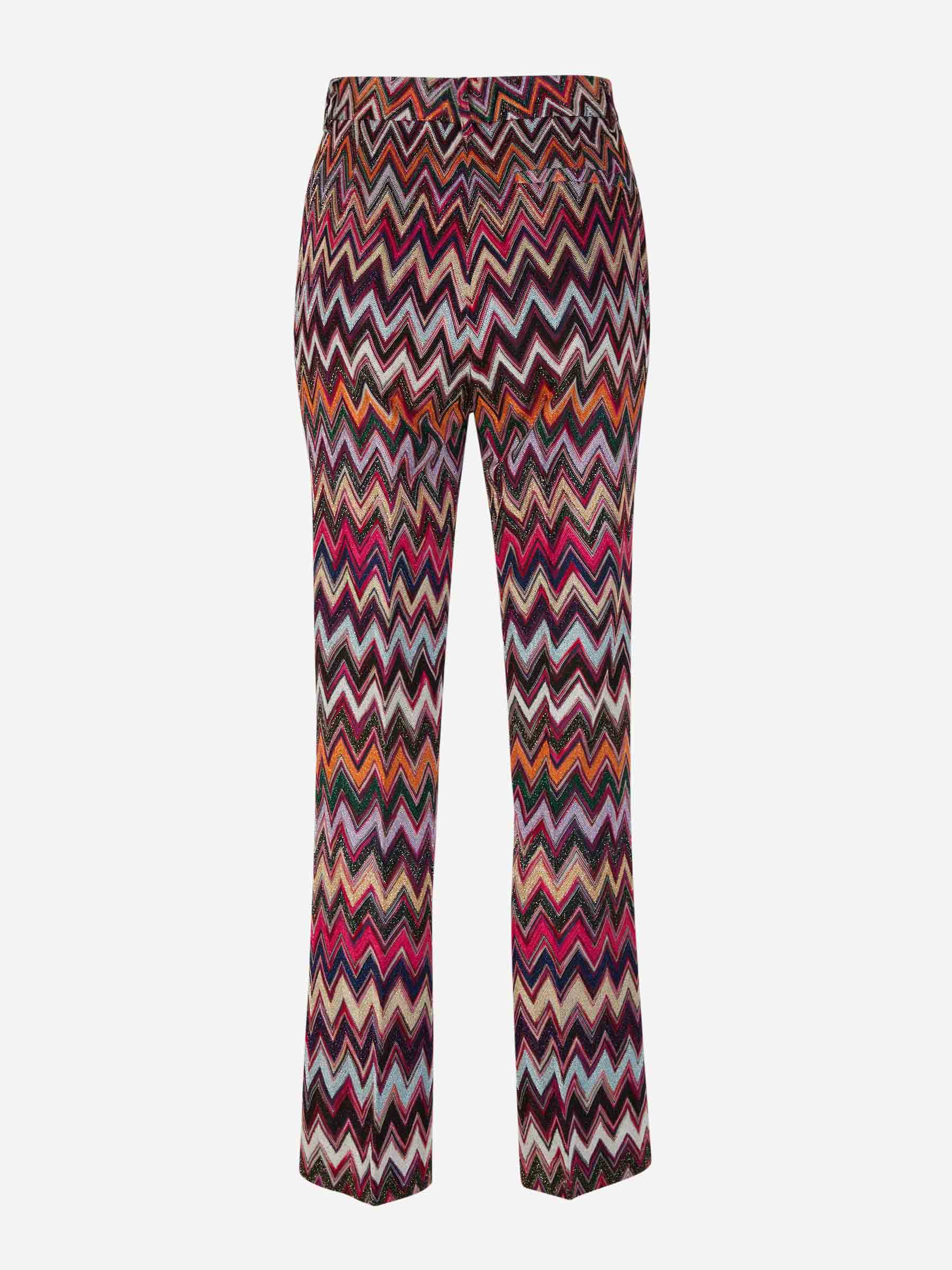Outlet online Missoni Mujer Joggers Multicolor Anchos color Purpura Oscuro sku 761-003269 01 - Foto 3