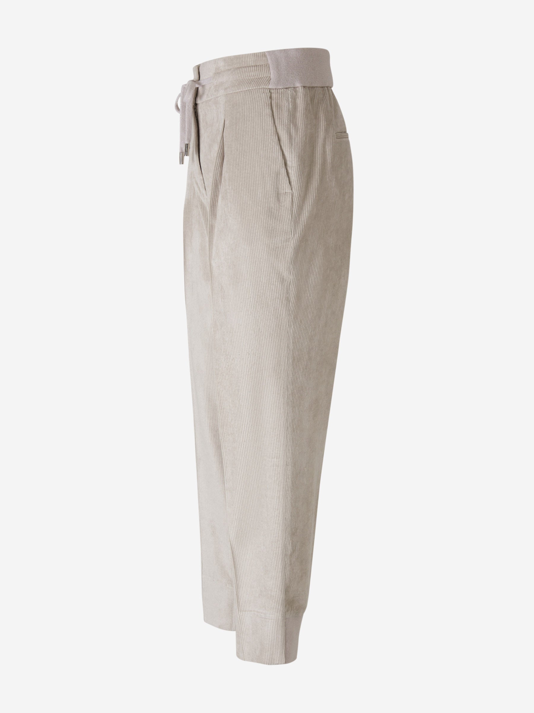 Outlet online Peserico Mujer Joggers Pinzas Pana color Beis sku 761-003296 01 - Foto 2