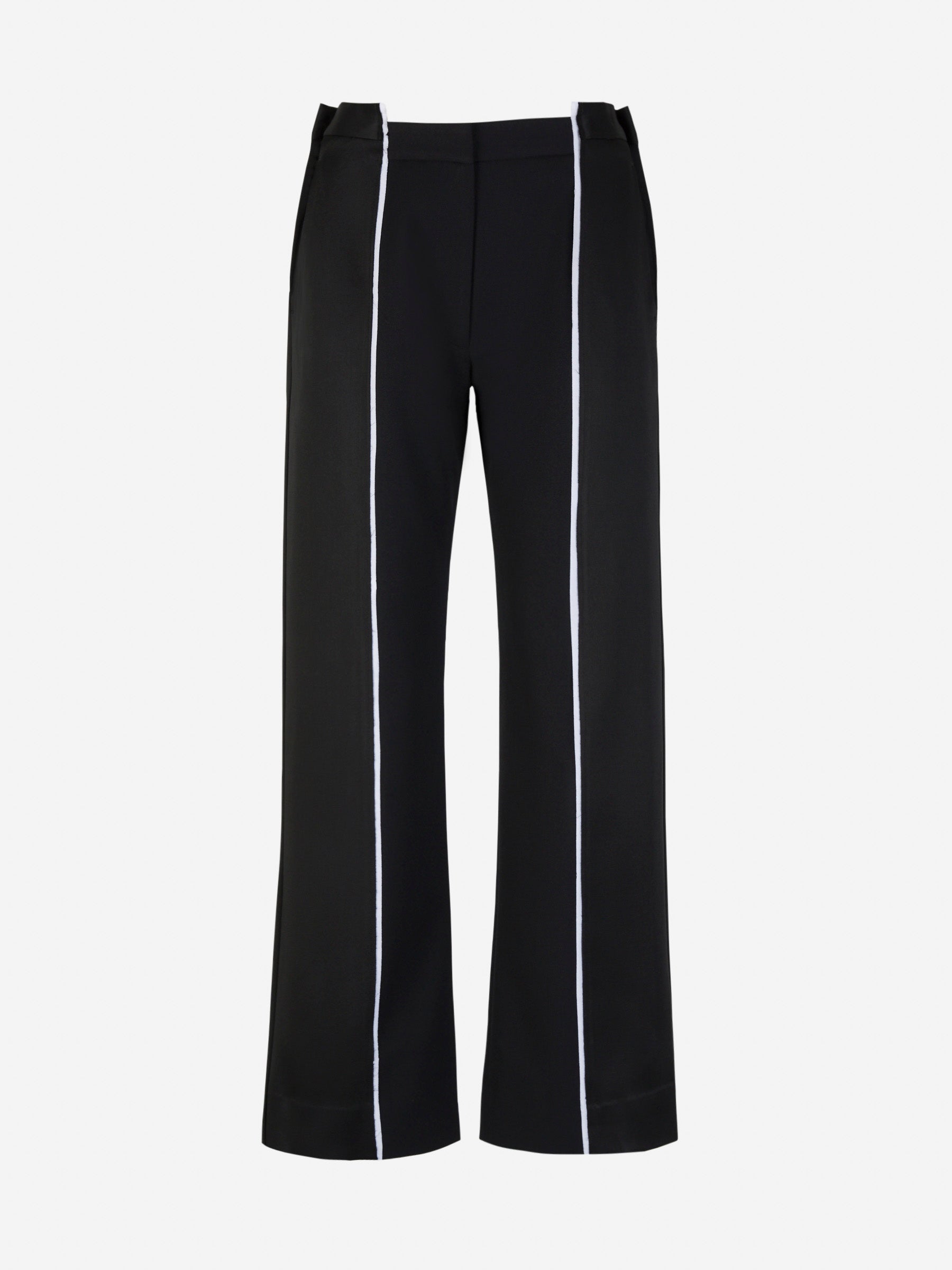 Outlet online Victoria Beckham Mujer Pantalones Cintura Escalonada color Negro sku 761-003342 01 - Foto 1