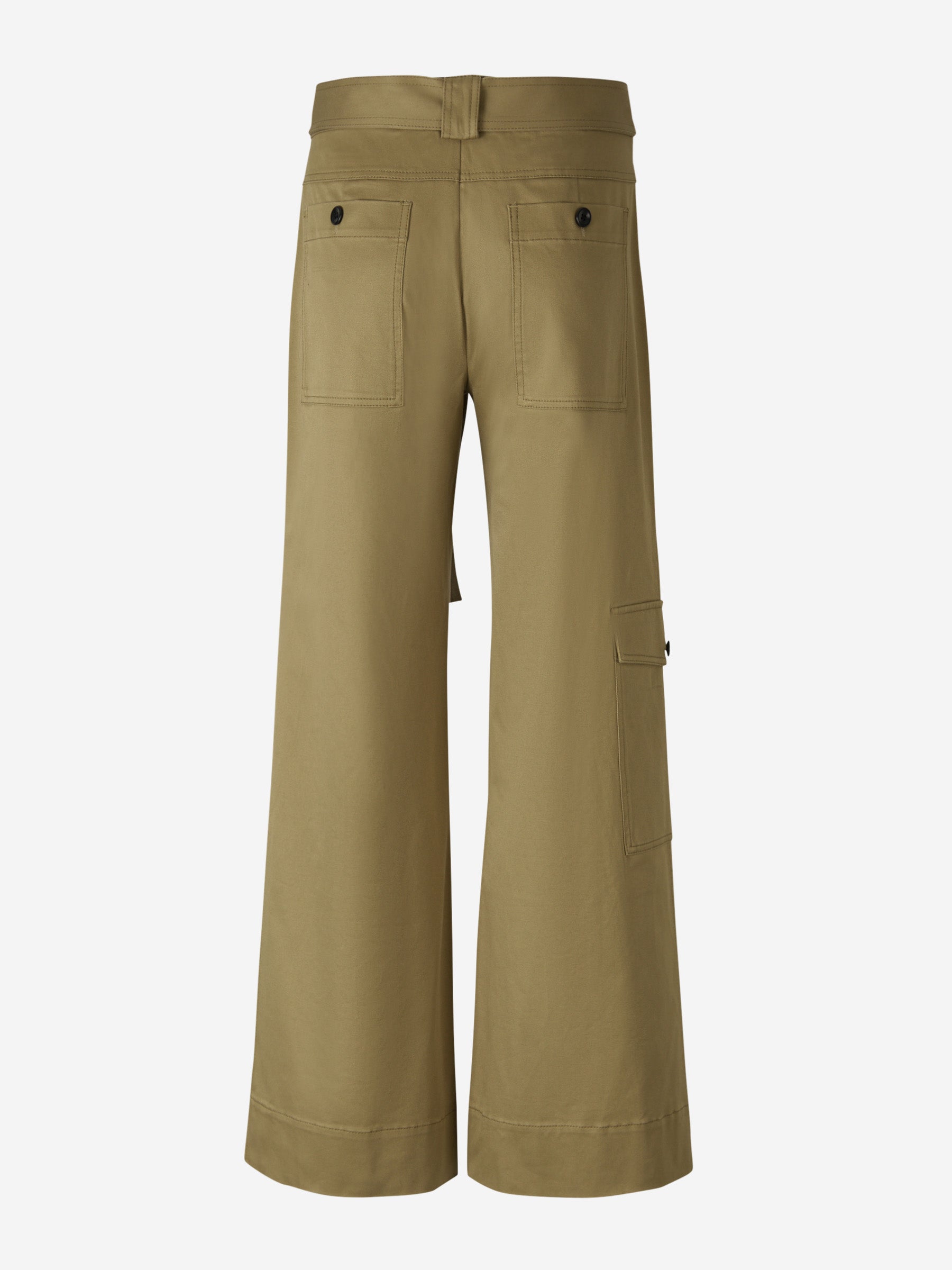 Outlet online Proenza Schouler Mujer Pantalones Cargo Algodón color Verde Militar sku 761-003359 01 - Foto 3