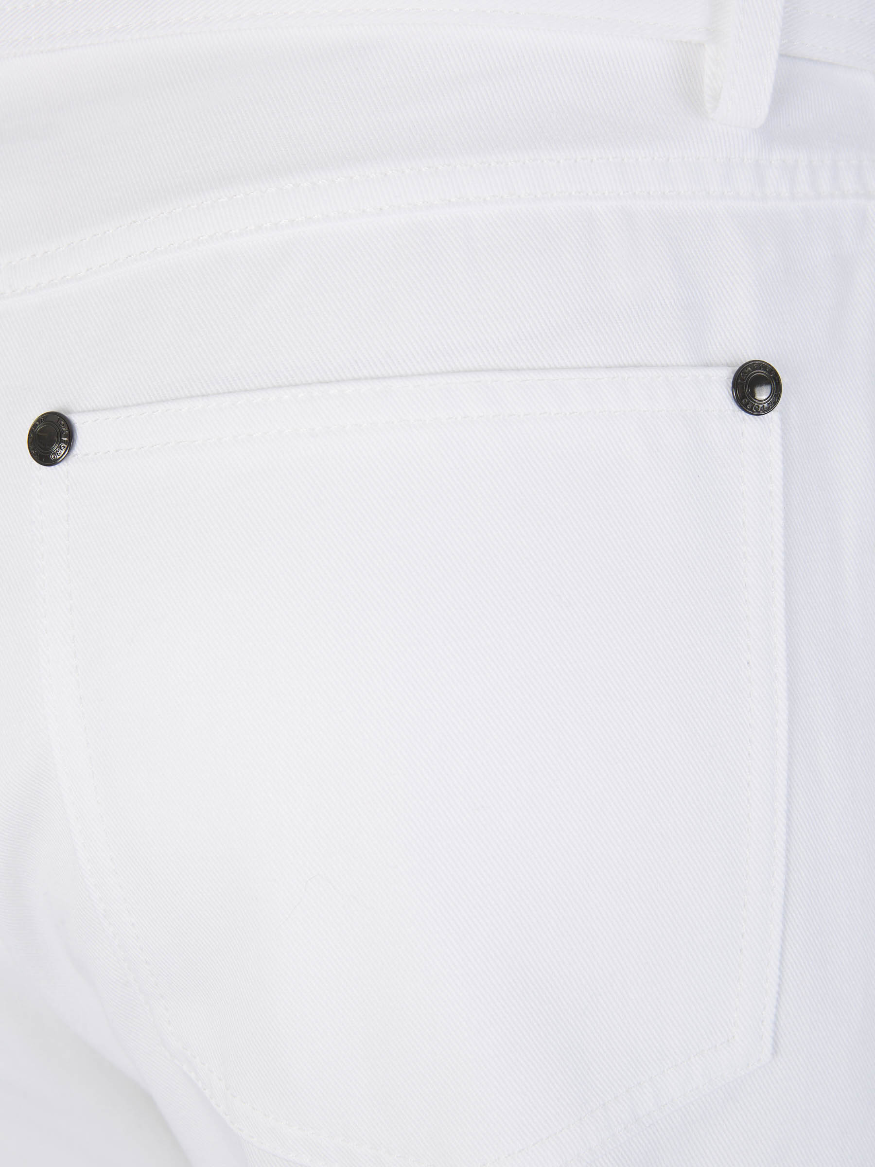 Outlet online Tom Ford Mujer Jeans Algodón Cinturón color Blanco sku 761-003376 01 - Foto 4
