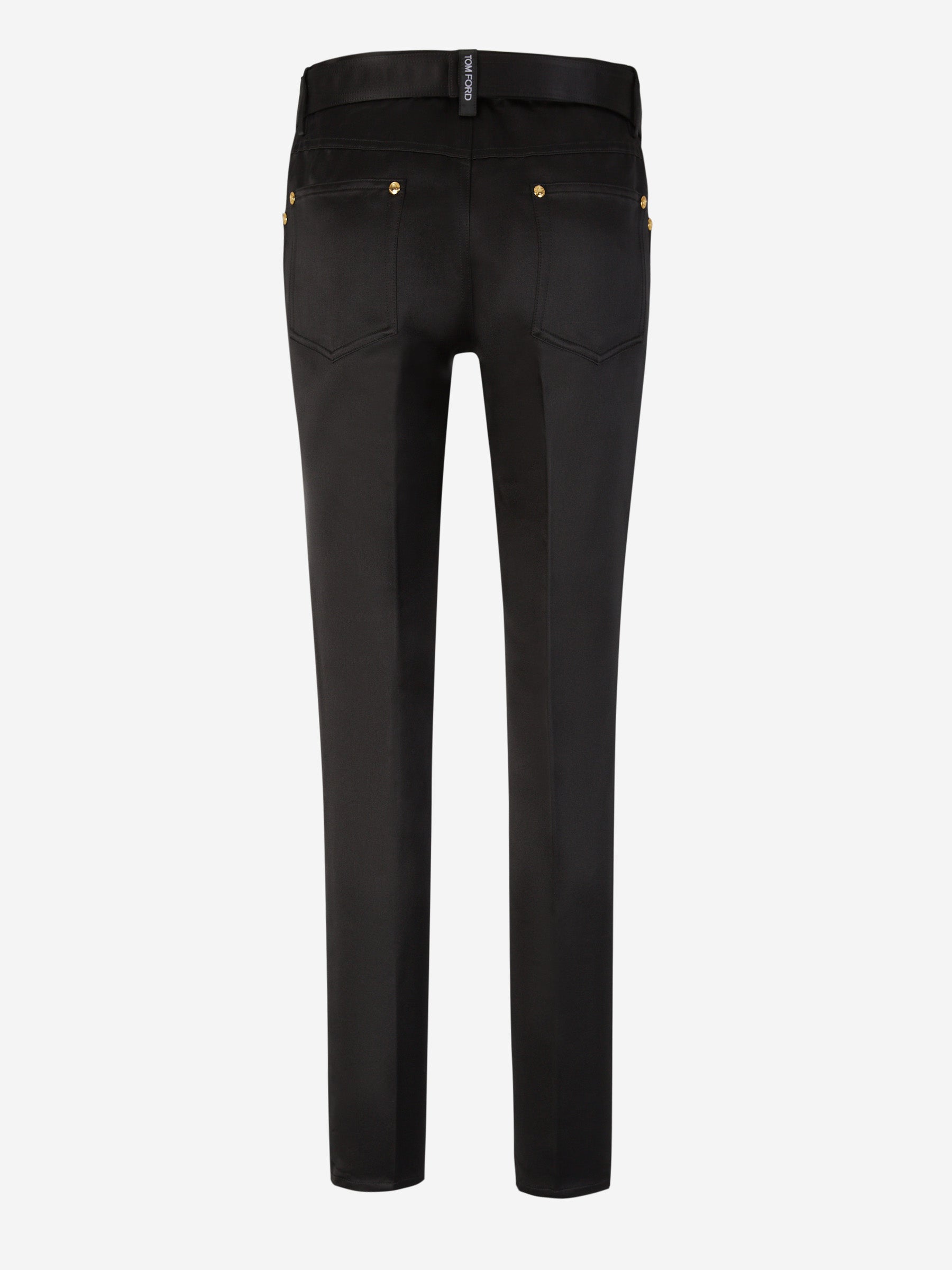 Outlet online Tom Ford Mujer Pantalones Seda Cinturón color Negro sku 761-003378 01 - Foto 2