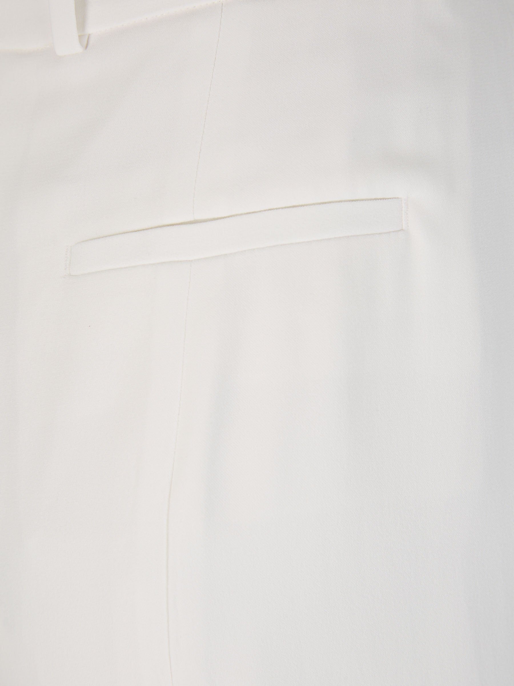 Outlet online McQueen Mujer Pantalones Formales Crepé color Marfil sku 761-003425 01 - Foto 5