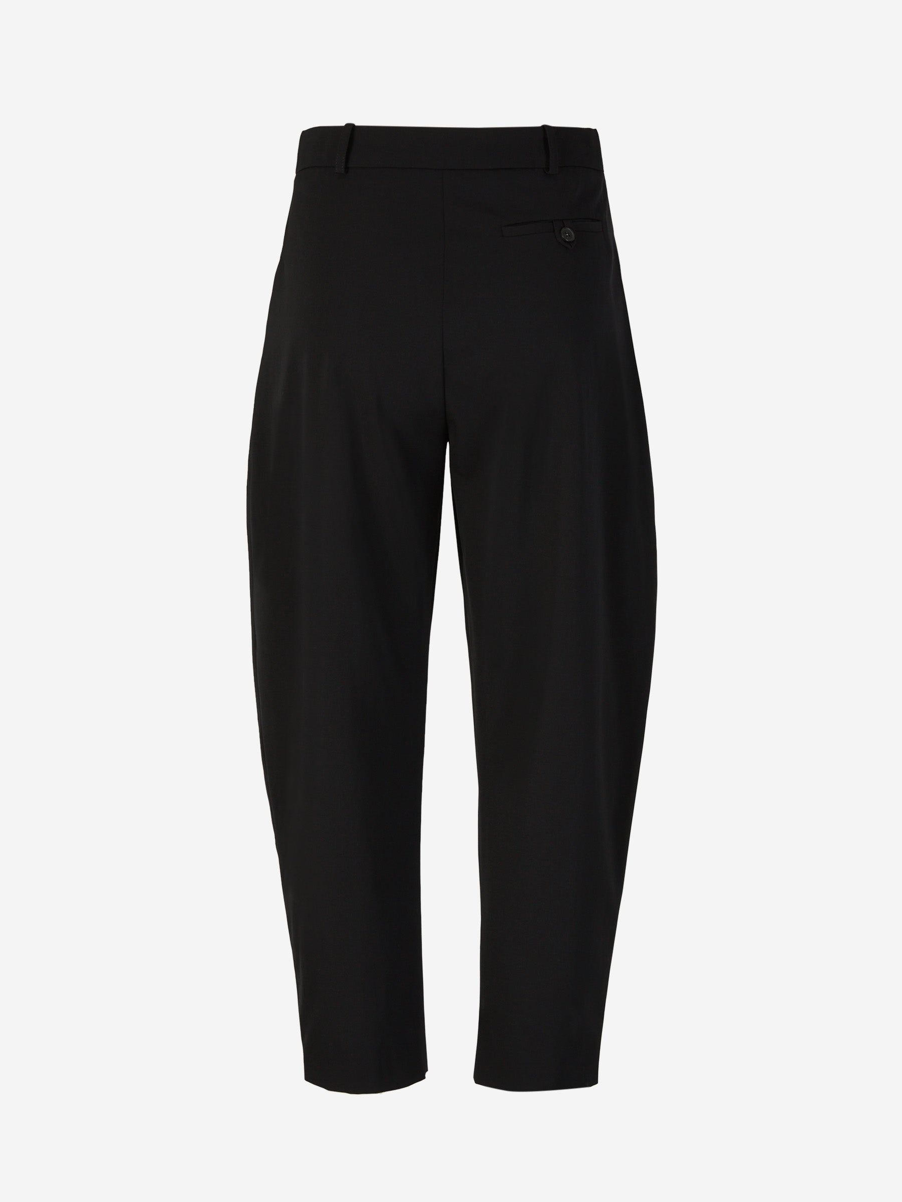 Outlet online Stella McCartney Mujer Pantalones Lana Pliegues color Negro sku 761-003442 01 - Foto 2