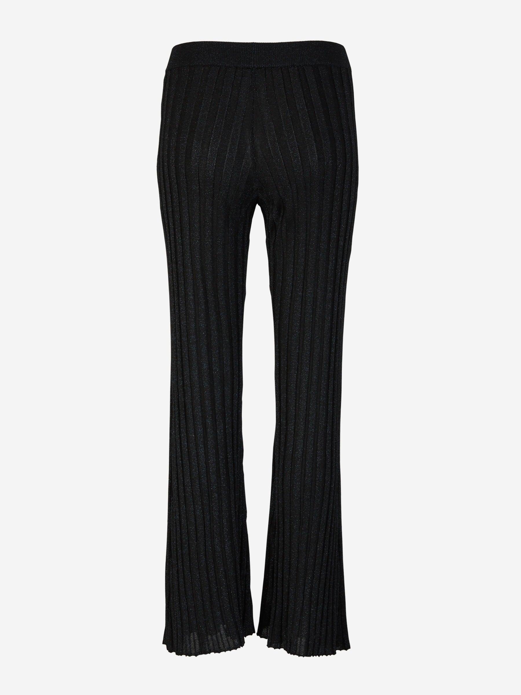 Outlet online Stella McCartney Mujer Pantalones Punto Lurex color Negro sku 761-003443 01 - Foto 2