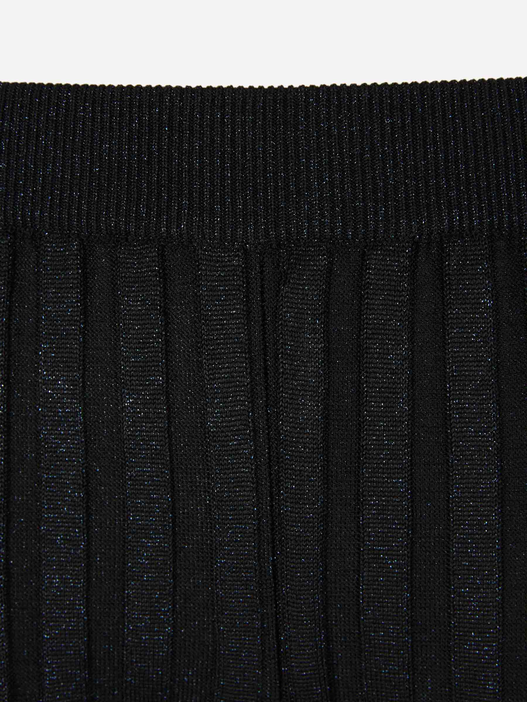 Outlet online Stella McCartney Mujer Pantalones Punto Lurex color Negro sku 761-003443 01 - Foto 3