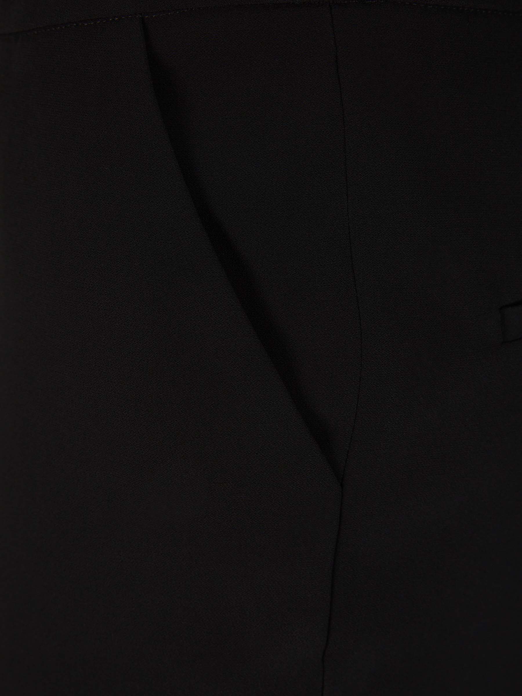 Outlet online Balmain Mujer Pantalones Formales Viscosa color Negro sku 761-003490 01 - Foto 3