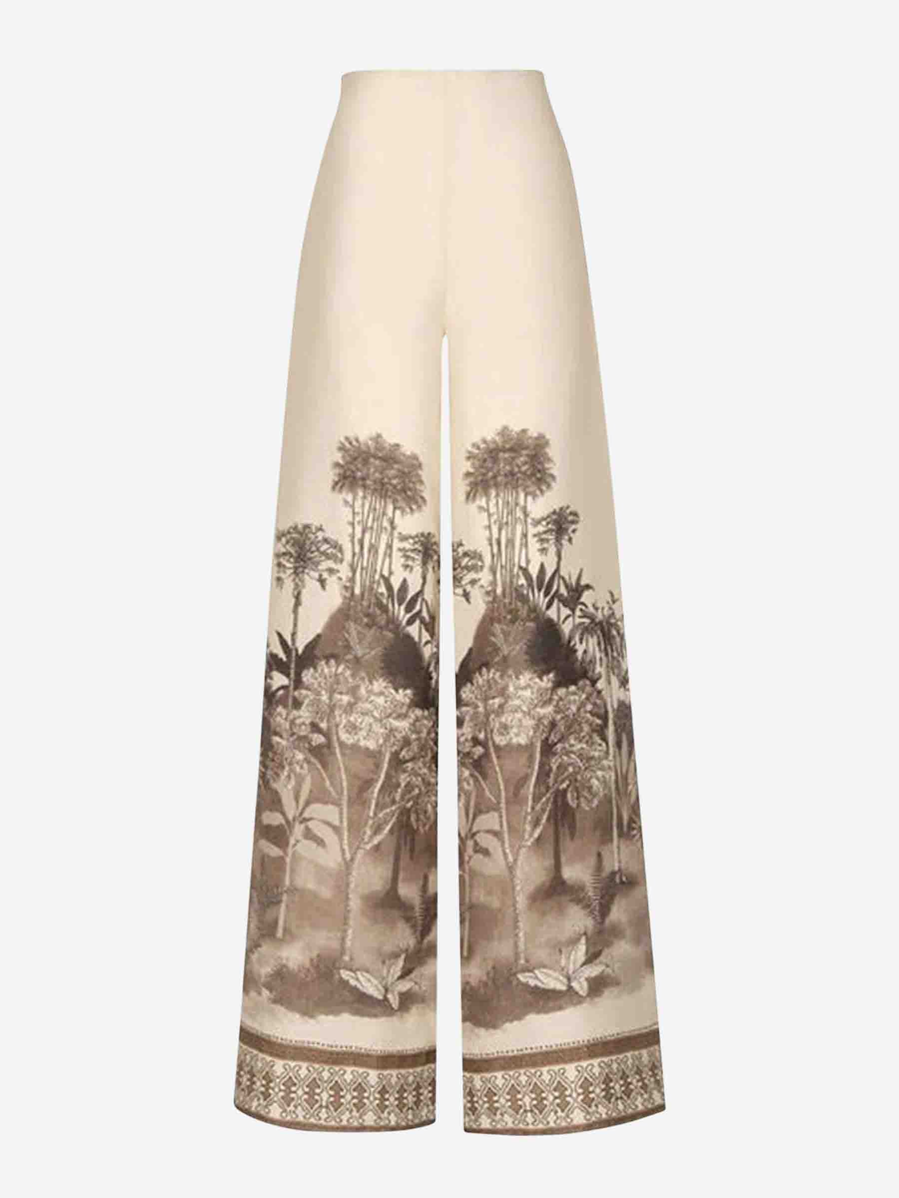 Outlet online Andres Otalora Mujer Pantalones Analipa color Taupe sku 761-003511 01 - Foto 1