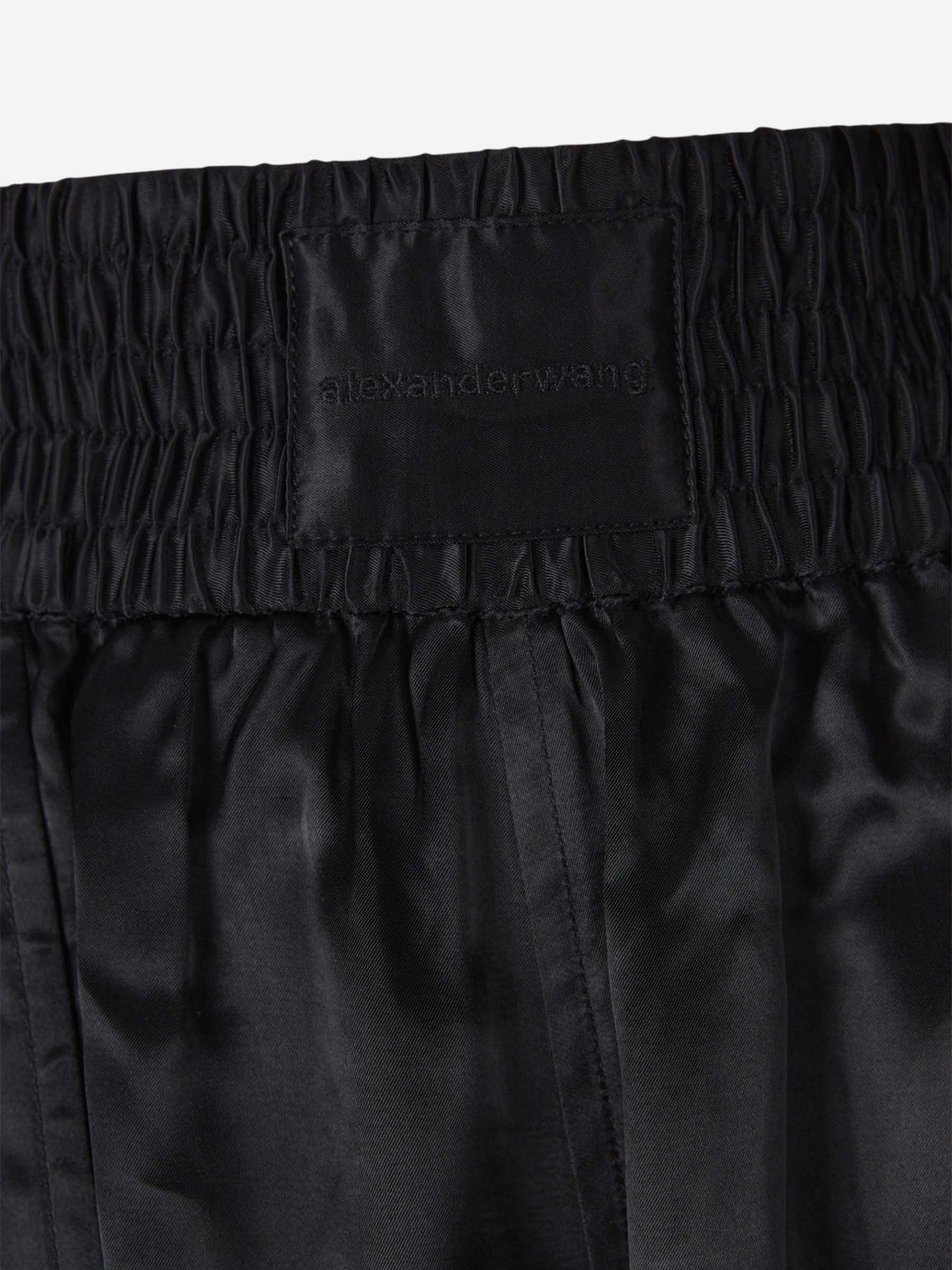 Outlet online Alexander Wang Mujer Pantalones Balloon Satén color Negro sku 761-003595 01 - Foto 5