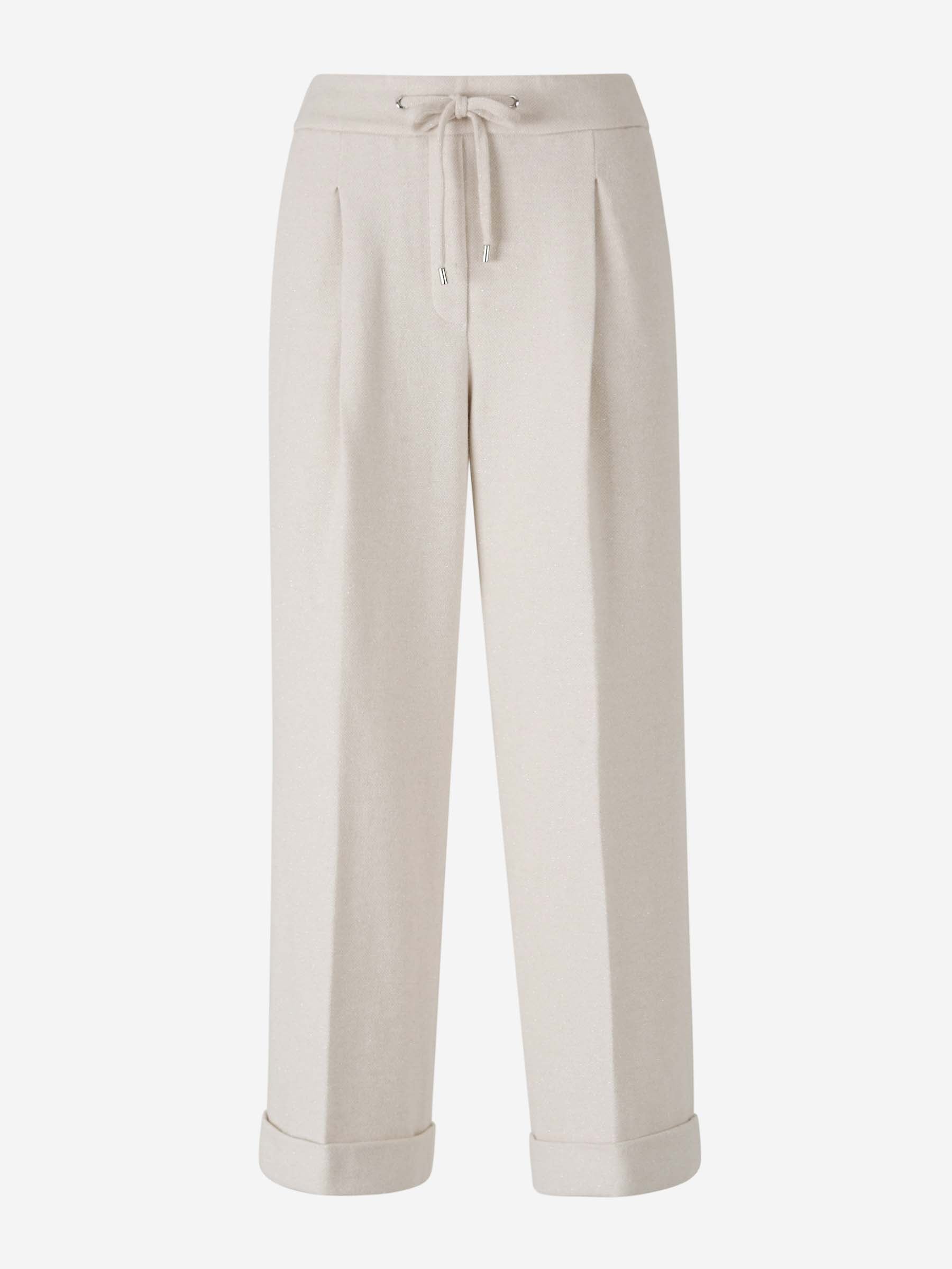 Outlet online Peserico Mujer Joggers Algodón color Marfil sku 761-003612 01 - Foto 1