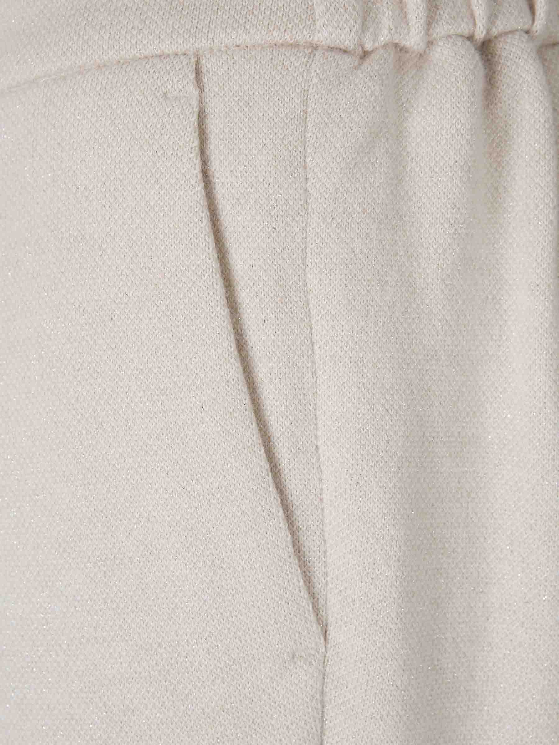Outlet online Peserico Mujer Joggers Algodón color Marfil sku 761-003612 01 - Foto 4