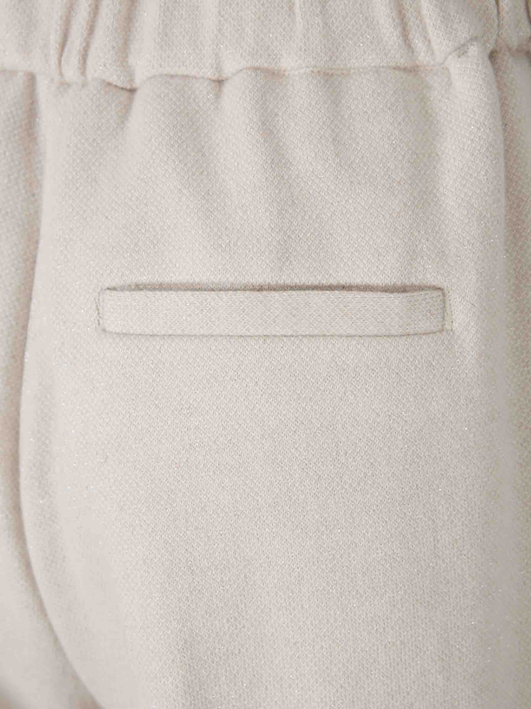 Outlet online Peserico Mujer Joggers Algodón color Marfil sku 761-003612 01 - Foto 5