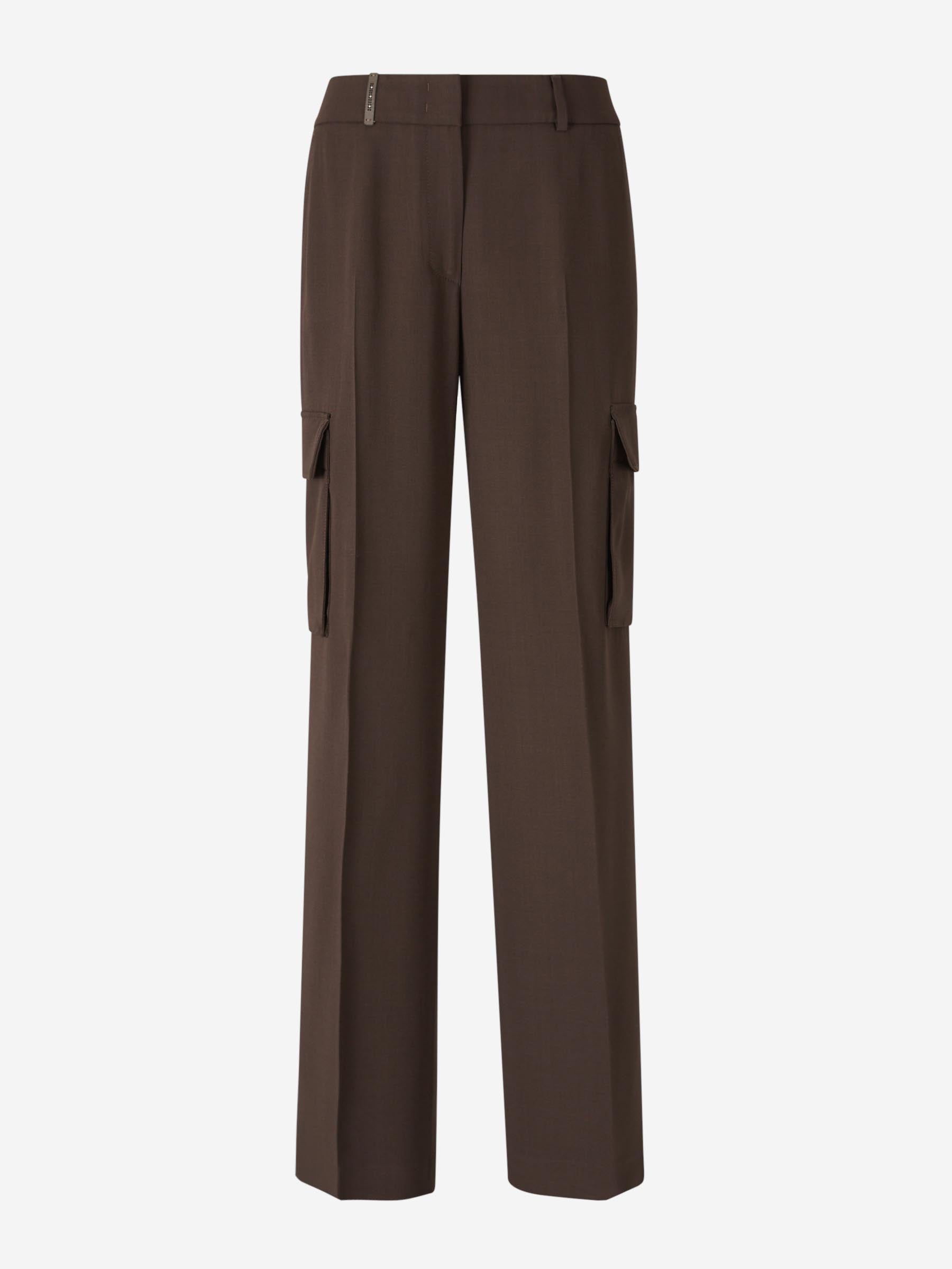 Outlet online Peserico Mujer Pantalones Cargo color Marron sku 761-003617 01 - Foto 1