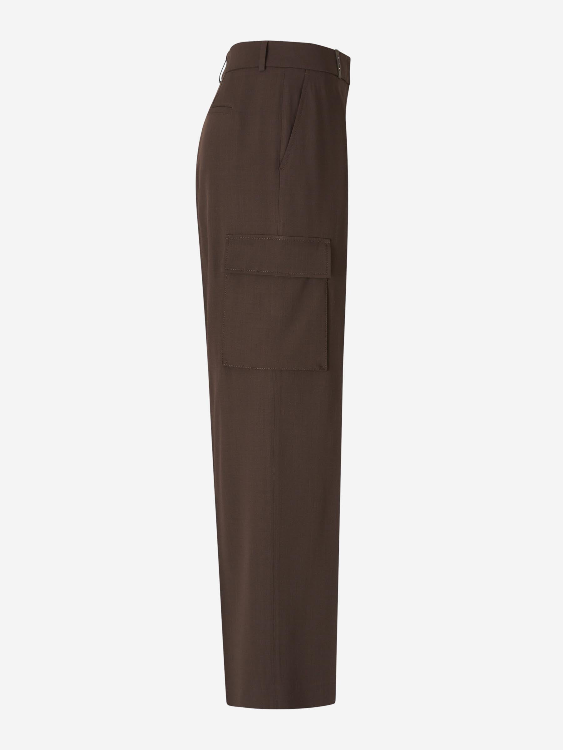 Outlet online Peserico Mujer Pantalones Cargo color Marron sku 761-003617 01 - Foto 2