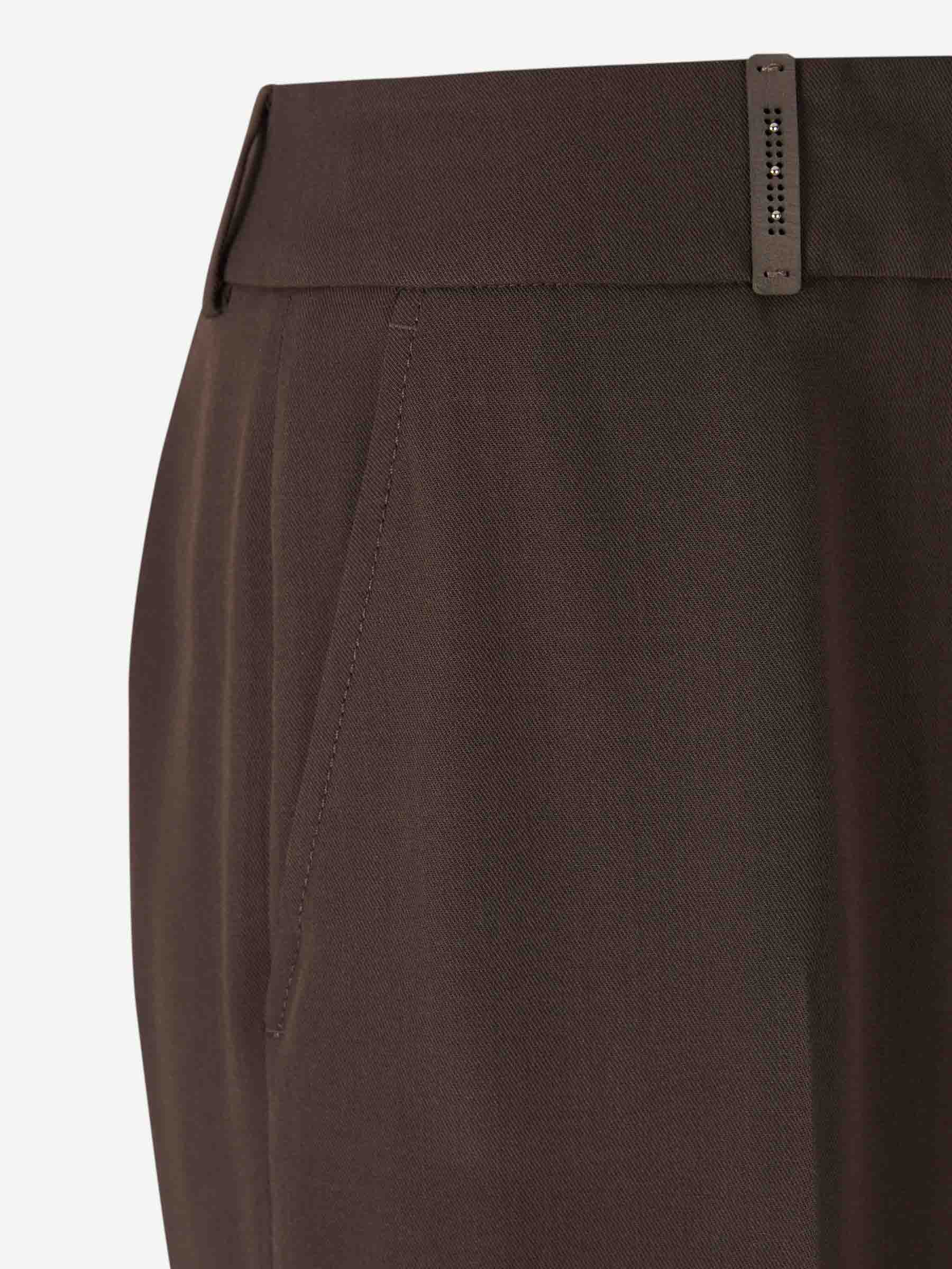 Outlet online Peserico Mujer Pantalones Cargo color Marron sku 761-003617 01 - Foto 4
