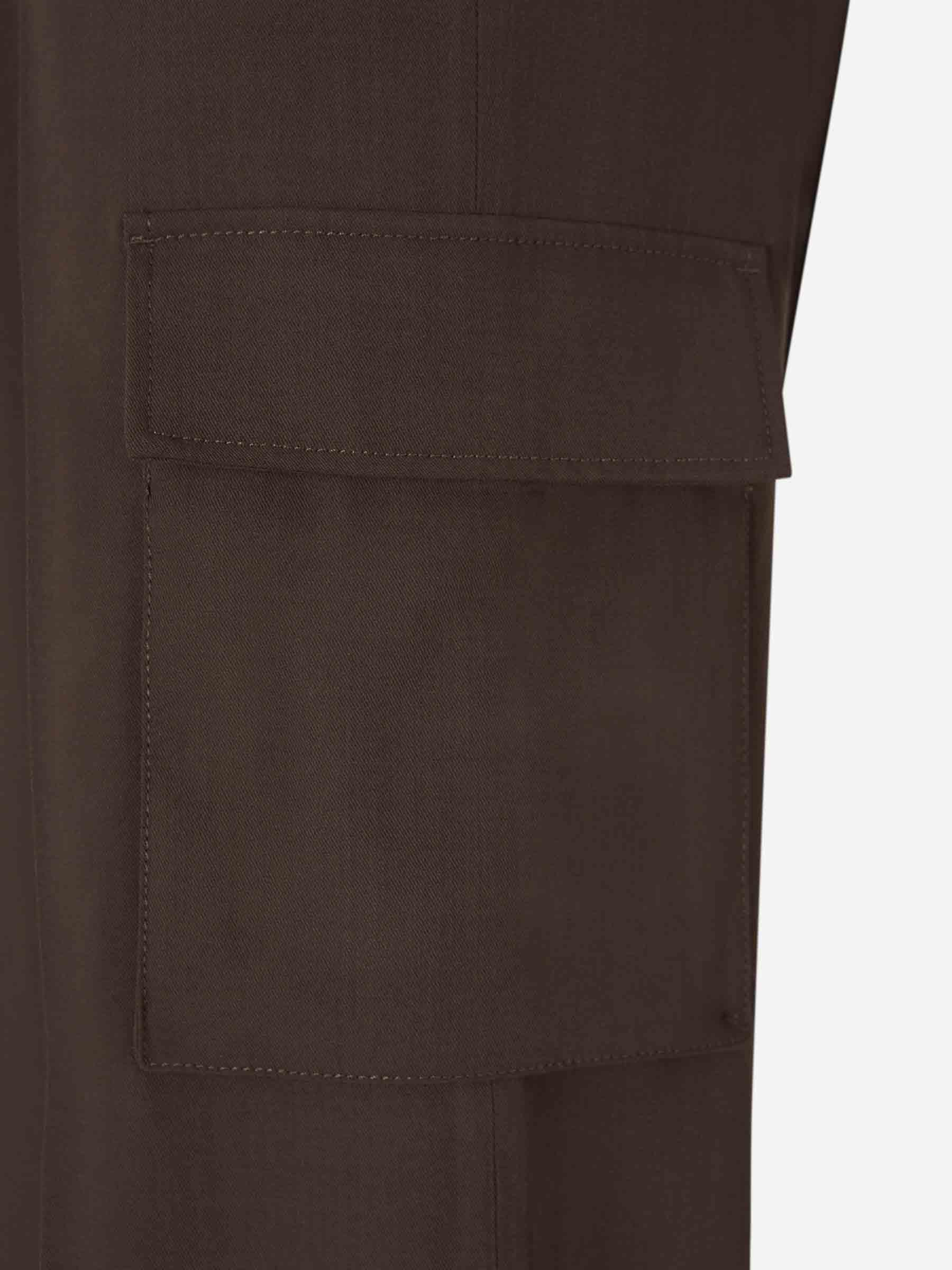 Outlet online Peserico Mujer Pantalones Cargo color Marron sku 761-003617 01 - Foto 5