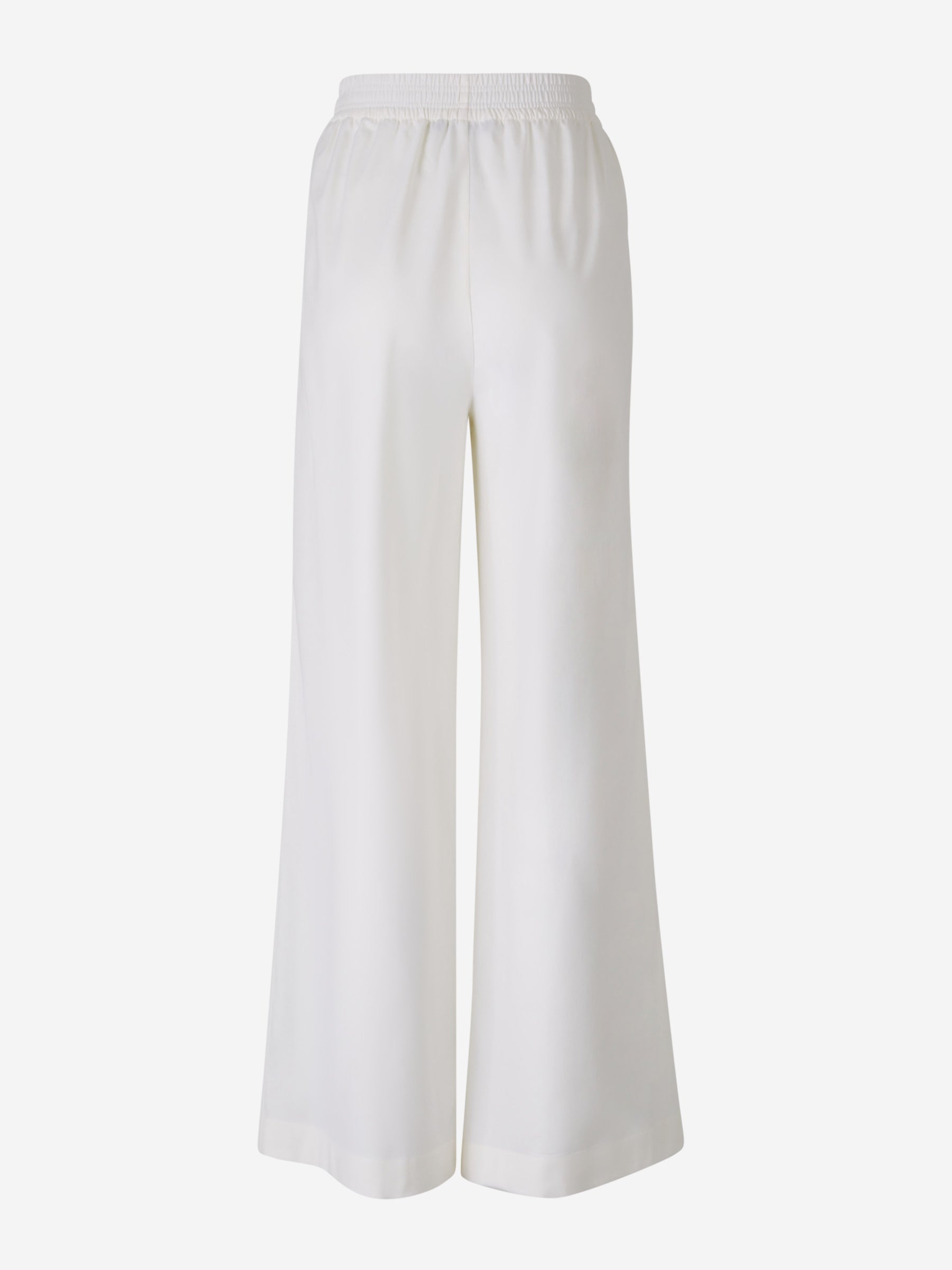 Outlet online Fabiana Filippi Mujer Pantalones Franela Fluidos color Marfil sku 761-003651 01 - Foto 3