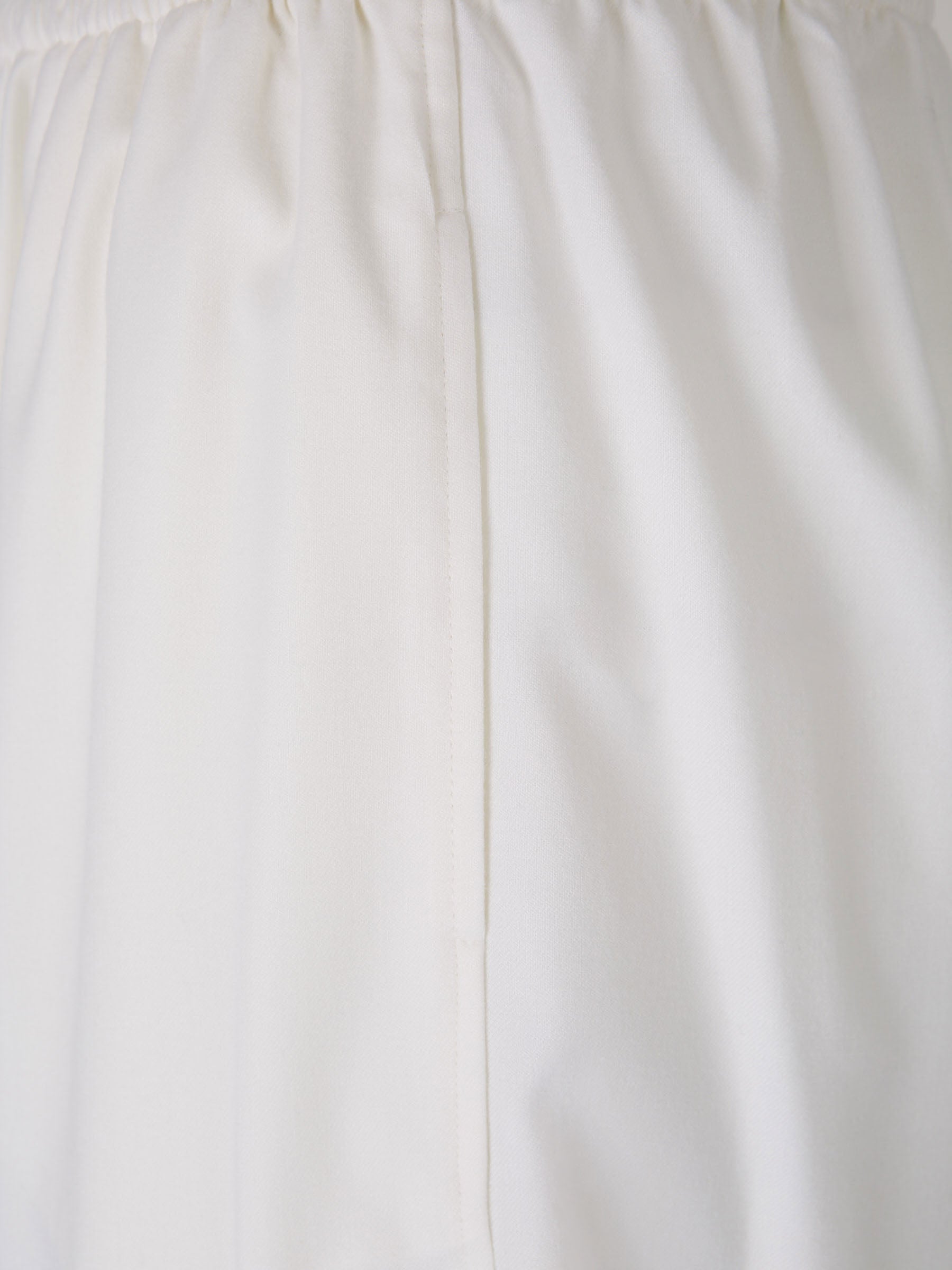 Outlet online Fabiana Filippi Mujer Pantalones Franela Fluidos color Marfil sku 761-003651 01 - Foto 4