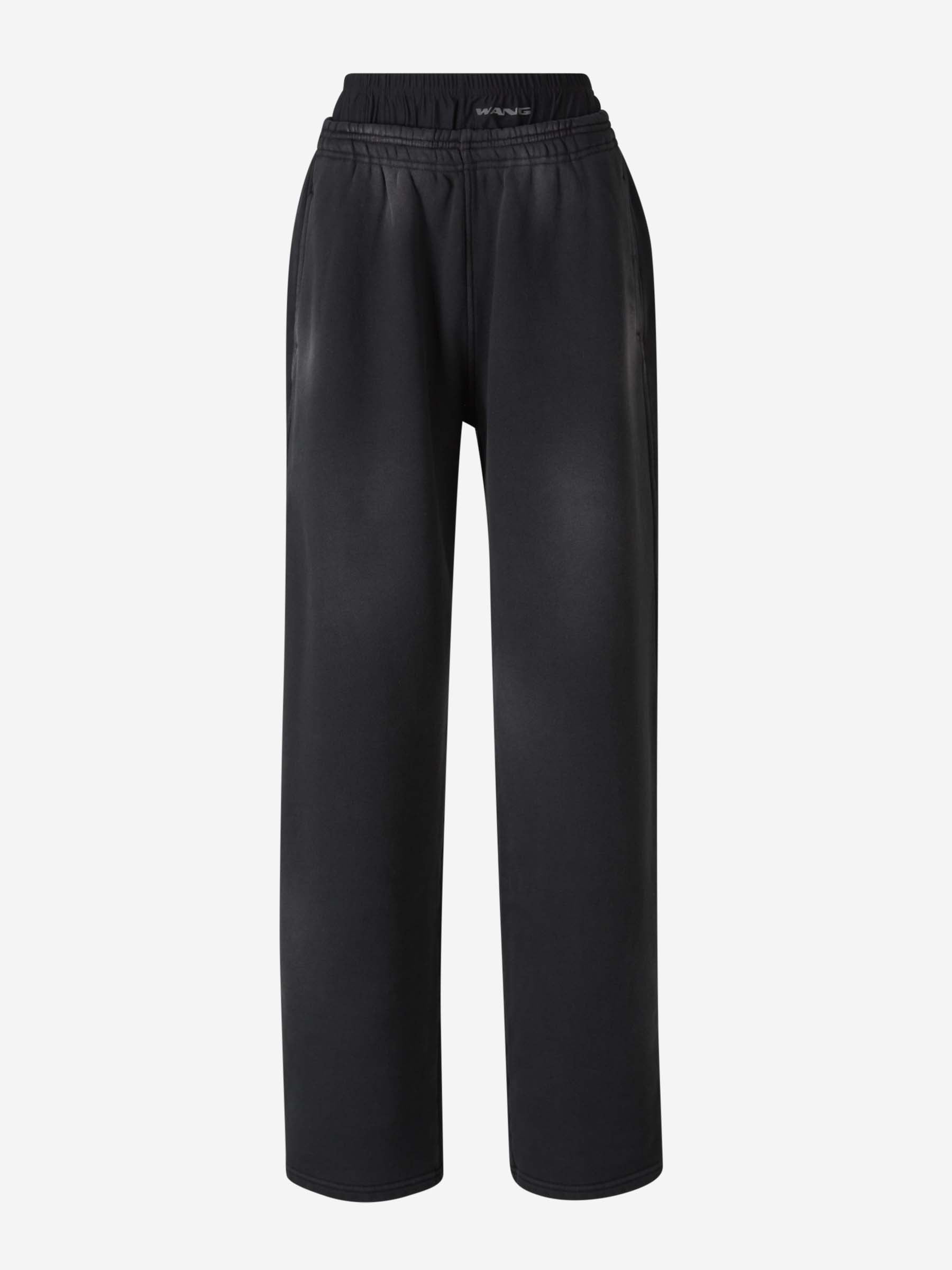 Outlet online Alexander Wang Mujer Joggers Inserción Algodón color Negro sku 761-003680 01 - Foto 1
