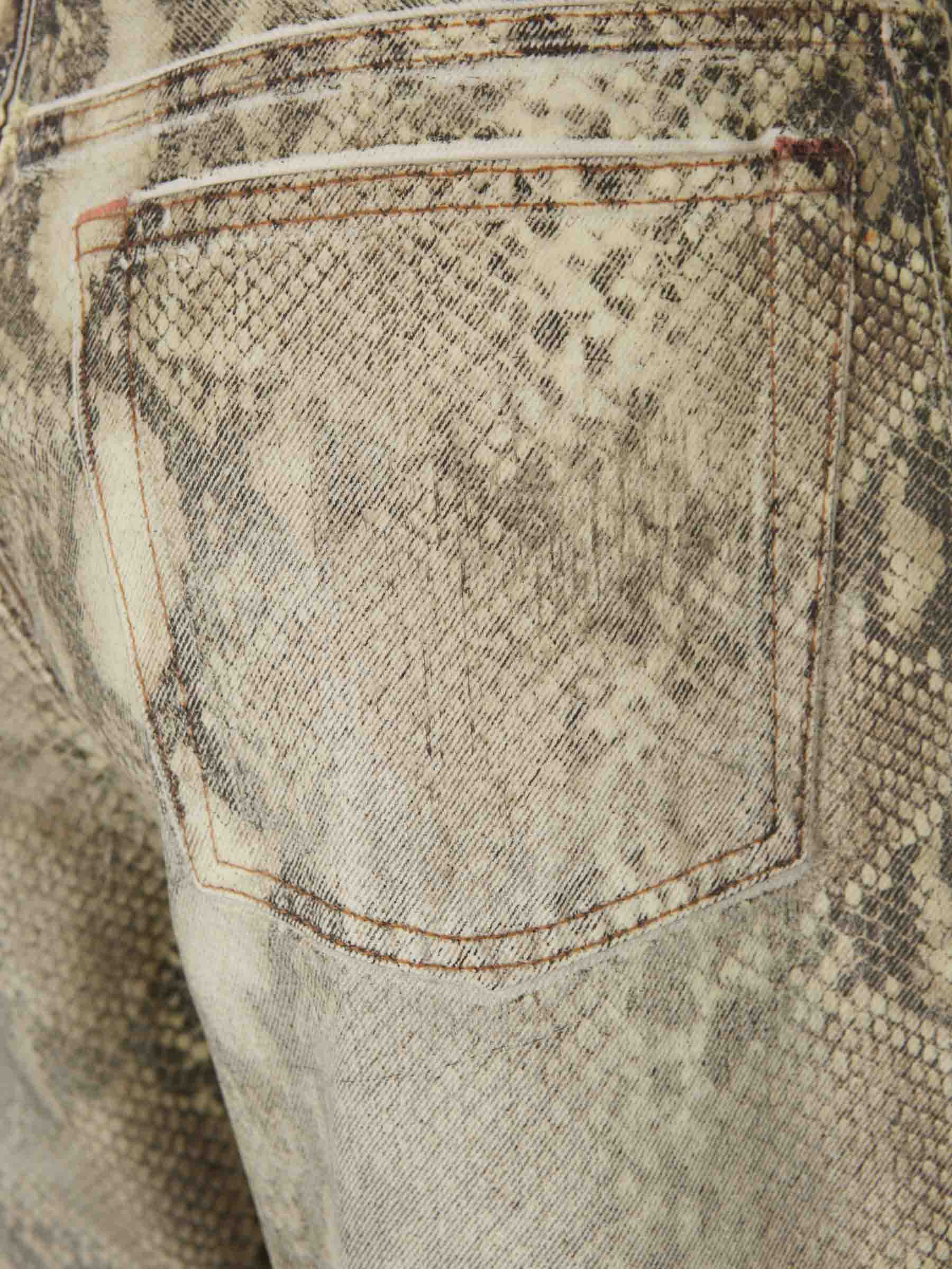 Outlet online Acne Studios Mujer Pantalones Denim Estampados color Serpiente sku 761-003681 01 - Foto 6