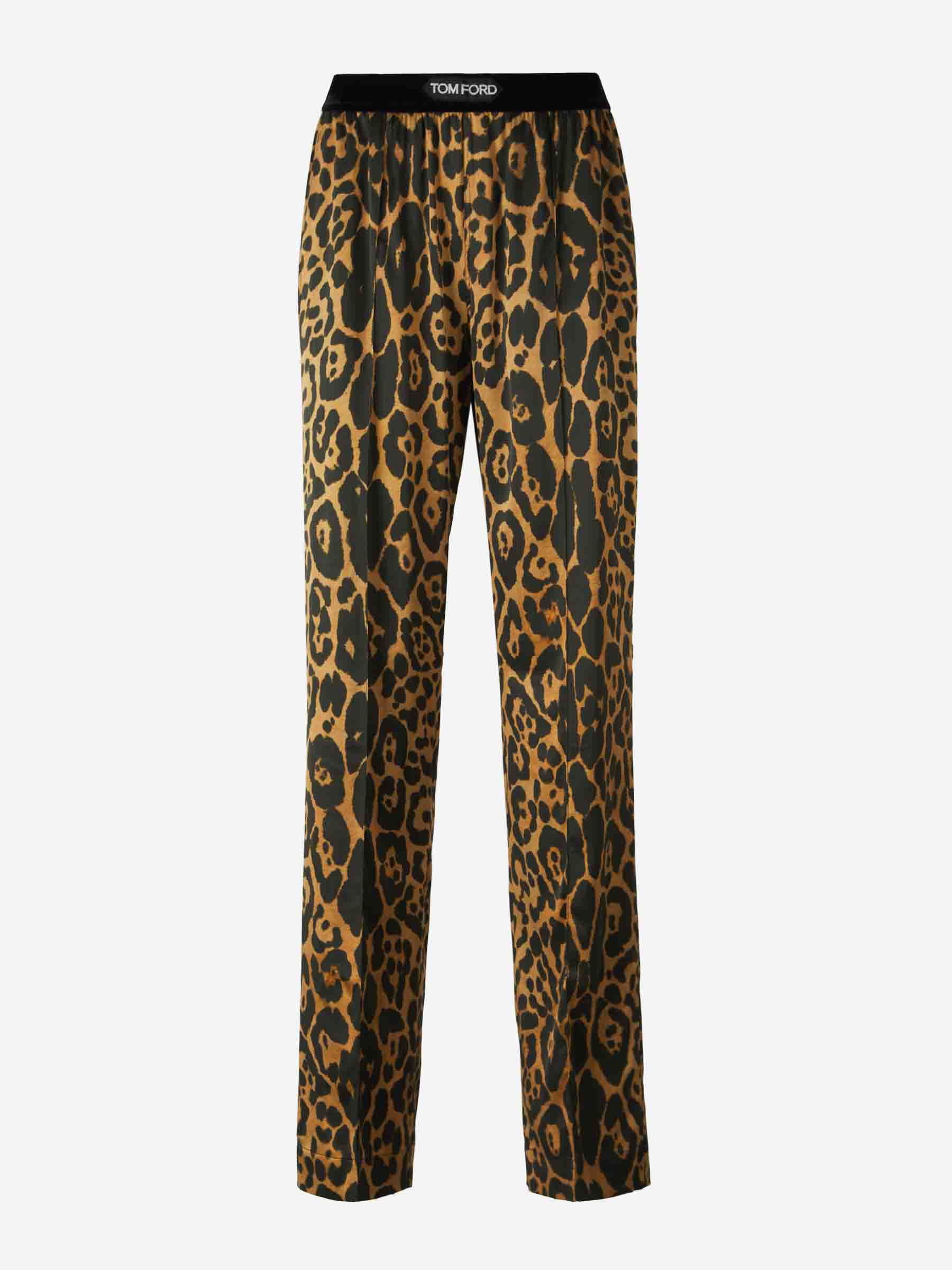 Outlet online Tom Ford Mujer Pantalones Leopardo Seda color Leopardo sku 761-003689 01 - Foto 1