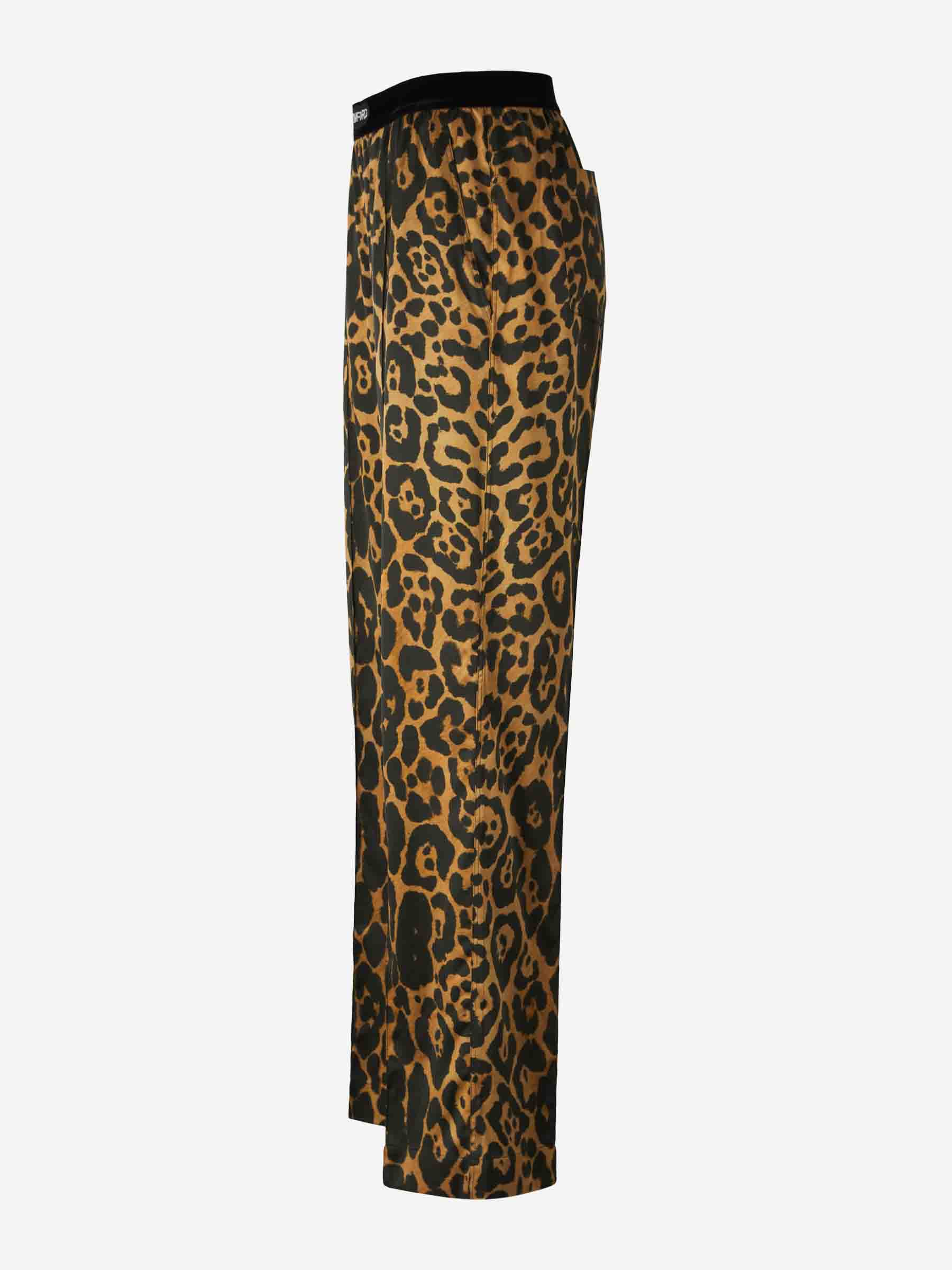 Outlet online Tom Ford Mujer Pantalones Leopardo Seda color Leopardo sku 761-003689 01 - Foto 2