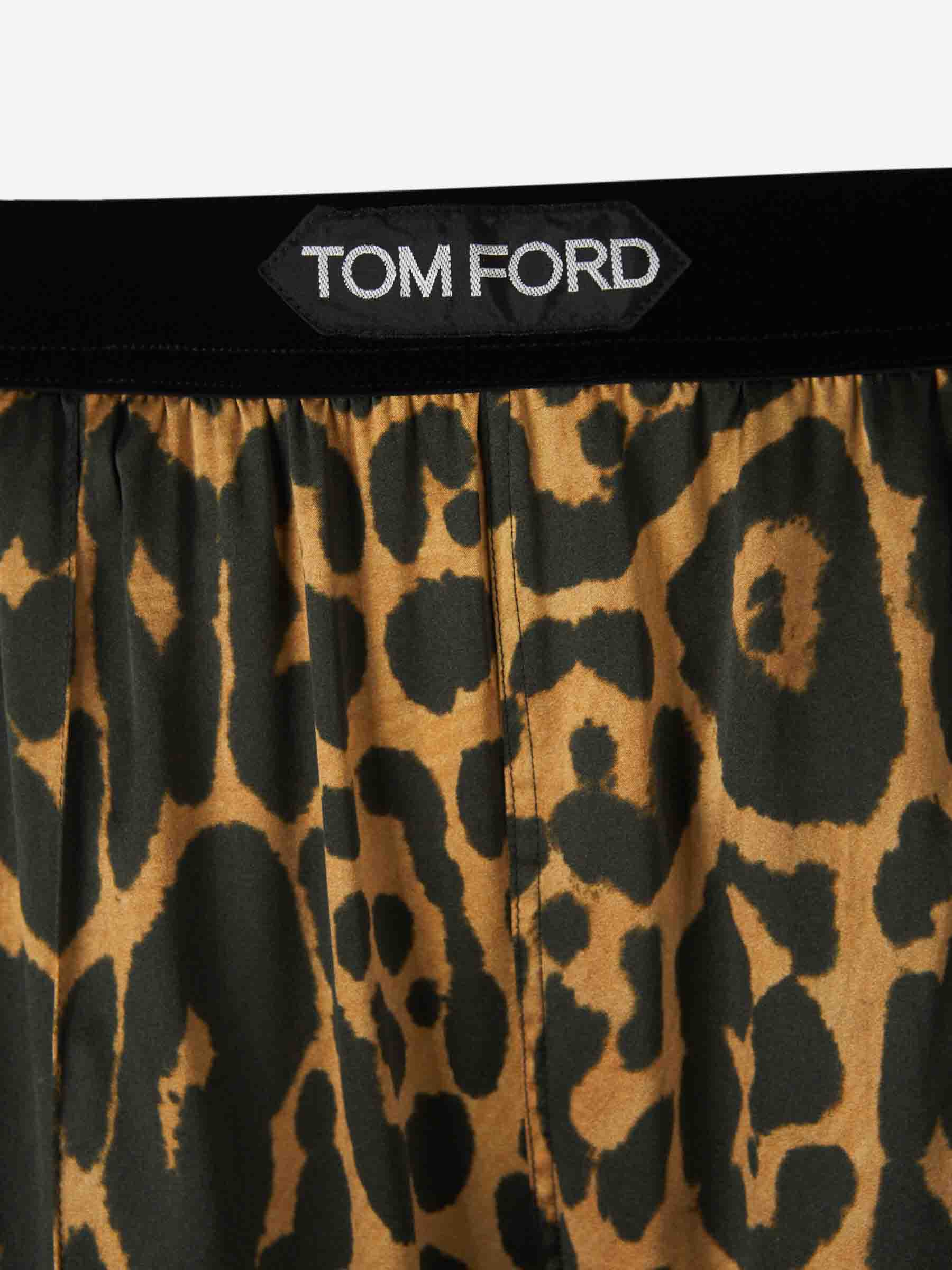 Outlet online Tom Ford Mujer Pantalones Leopardo Seda color Leopardo sku 761-003689 01 - Foto 4