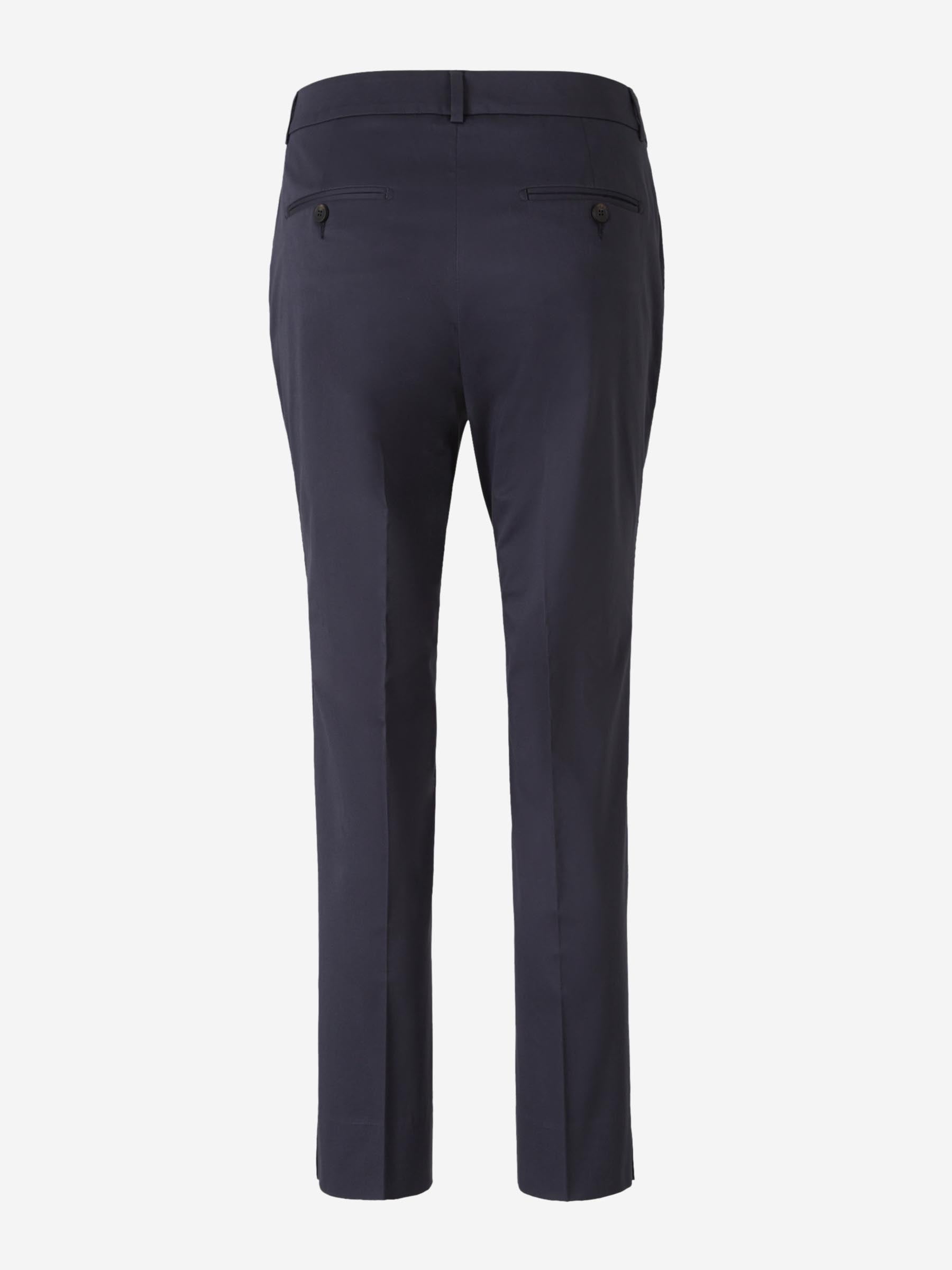 Peserico Mujer Barcelona Pantalones Formales 4718 color Azul Noche sku 761-003698 02 - Foto 3