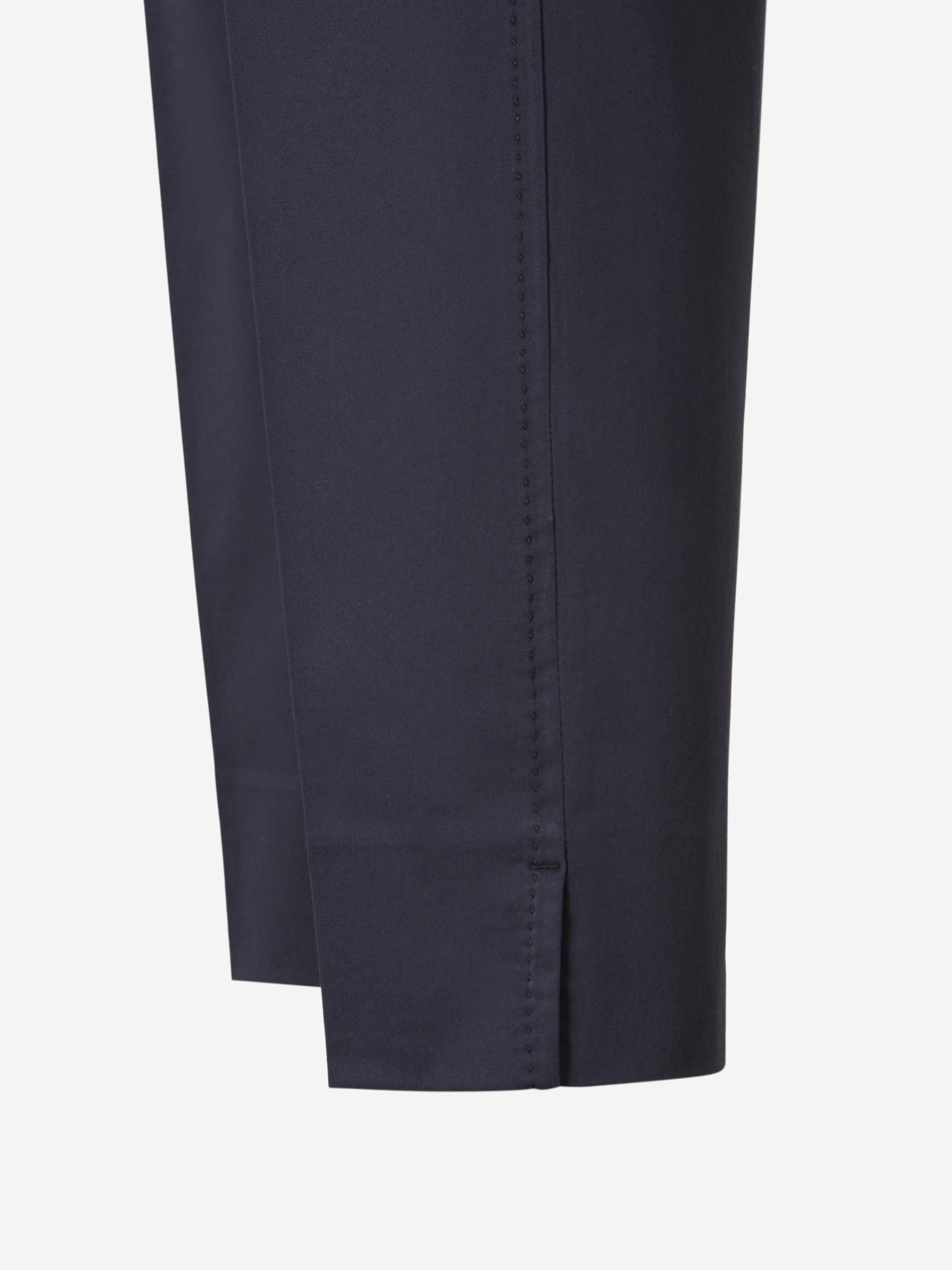 Peserico Mujer Barcelona Pantalones Formales 4718 color Azul Noche sku 761-003698 02 - Foto 5