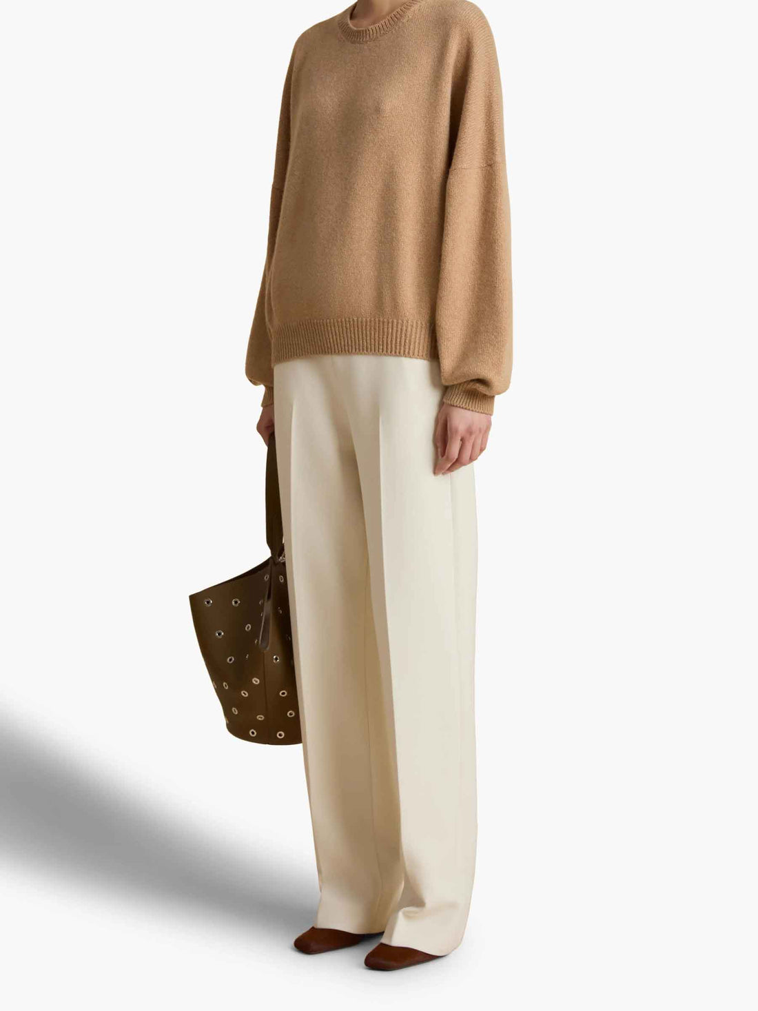 Khaite Mujer Barcelona Pantalones Formales Cambie color Marfil sku 761-003714 01 - Foto 2