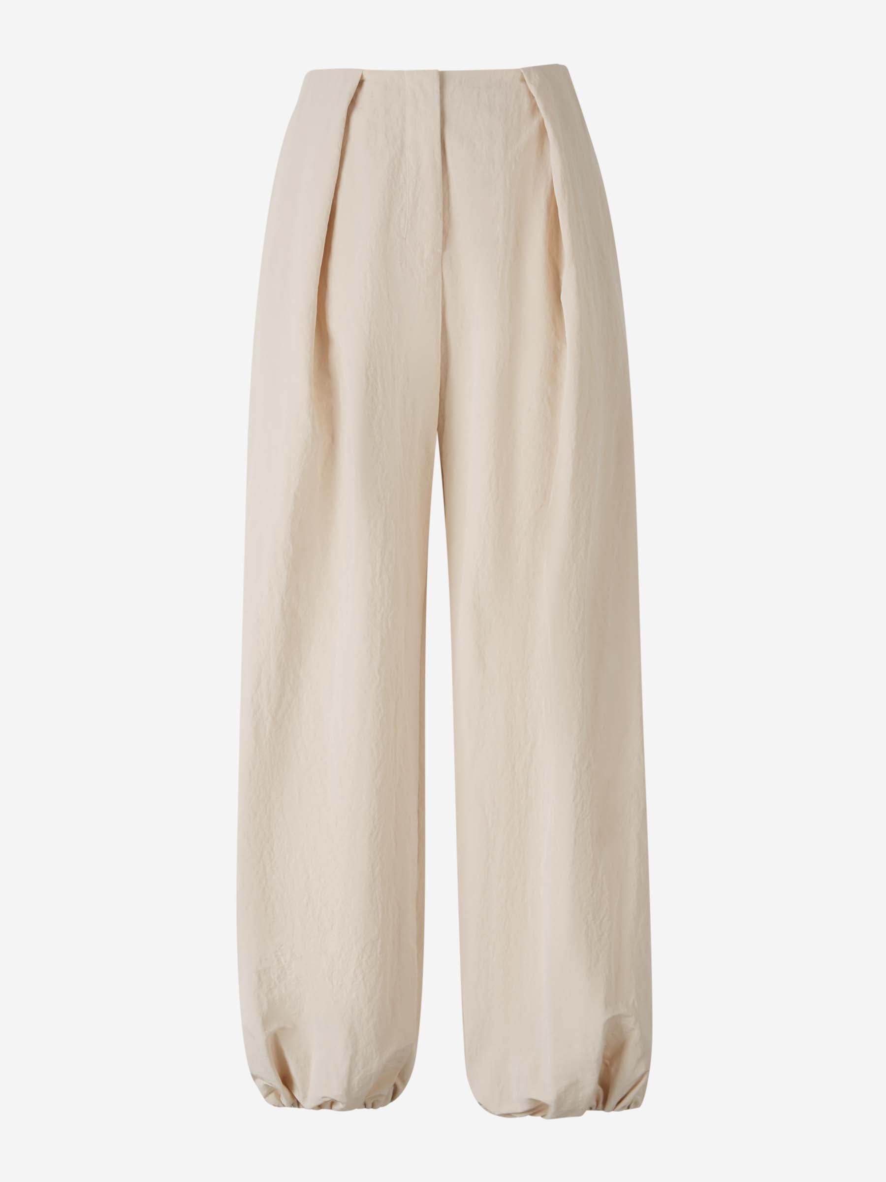 Outlet online Jacquemus Mujer Pantalones Pliegues Calisson color Blanco sku 761-003732 01 - Foto 1