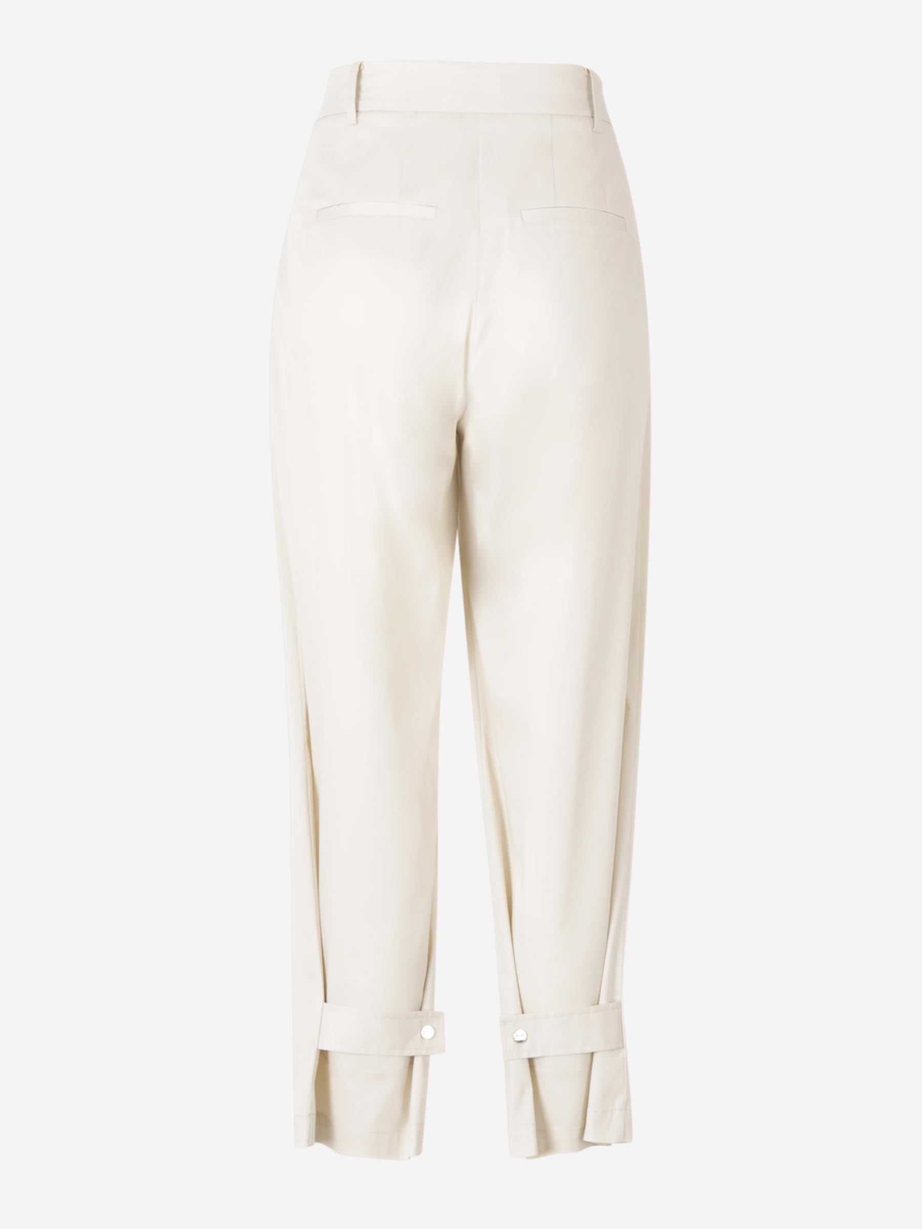 Outlet online Herno Mujer Pantalones Formales Pinzas color Crema sku 761-003751 01 - Foto 5