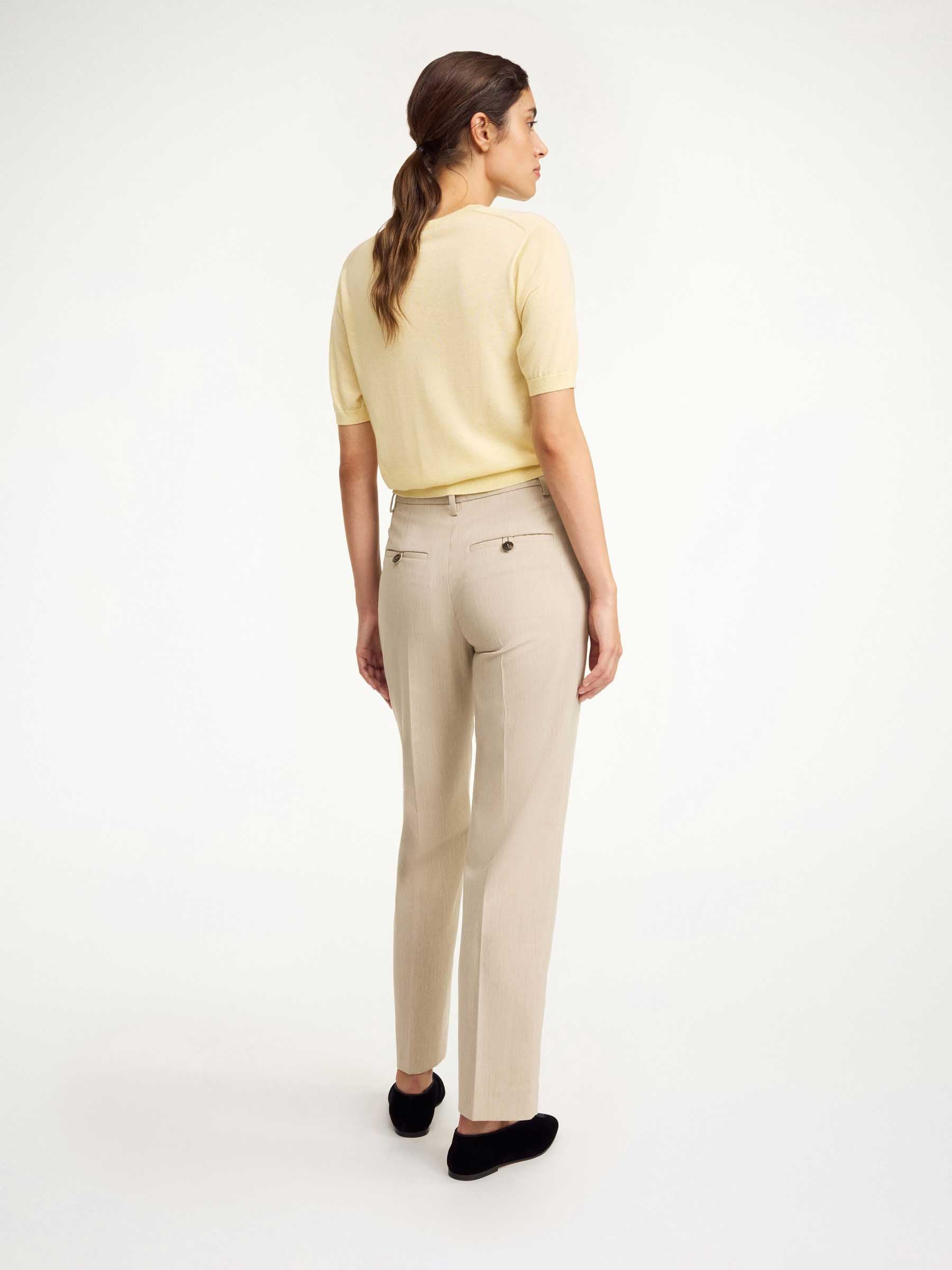 Outlet online By Malene Birger Mujer Pantalones Formales Igda color Beige sku 761-003767 01 - Foto 3