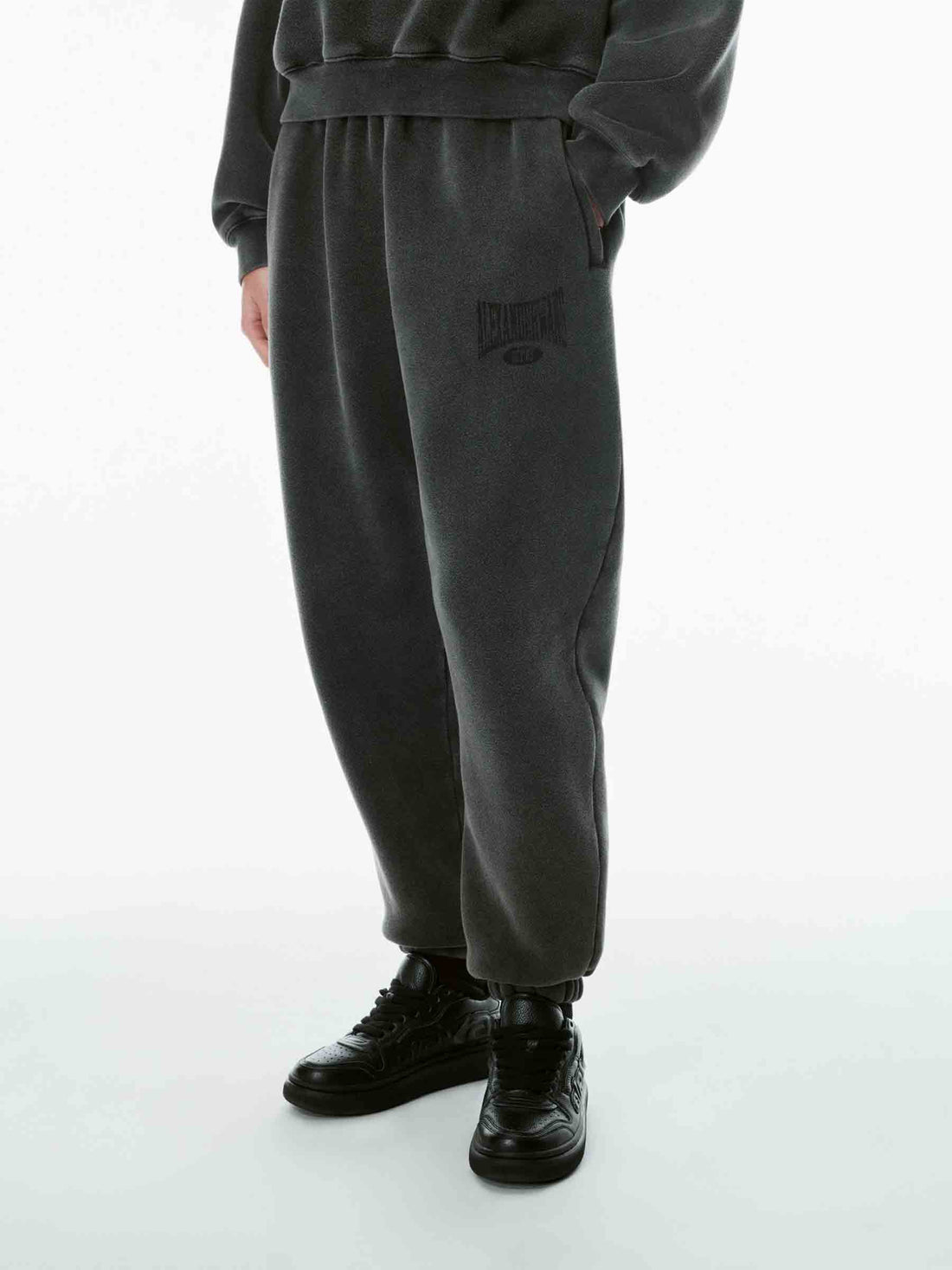 Alexander Wang Mujer Barcelona Pantalones Joggers Algodón color Gris Piedra sku 761-003773 01 - Foto 2