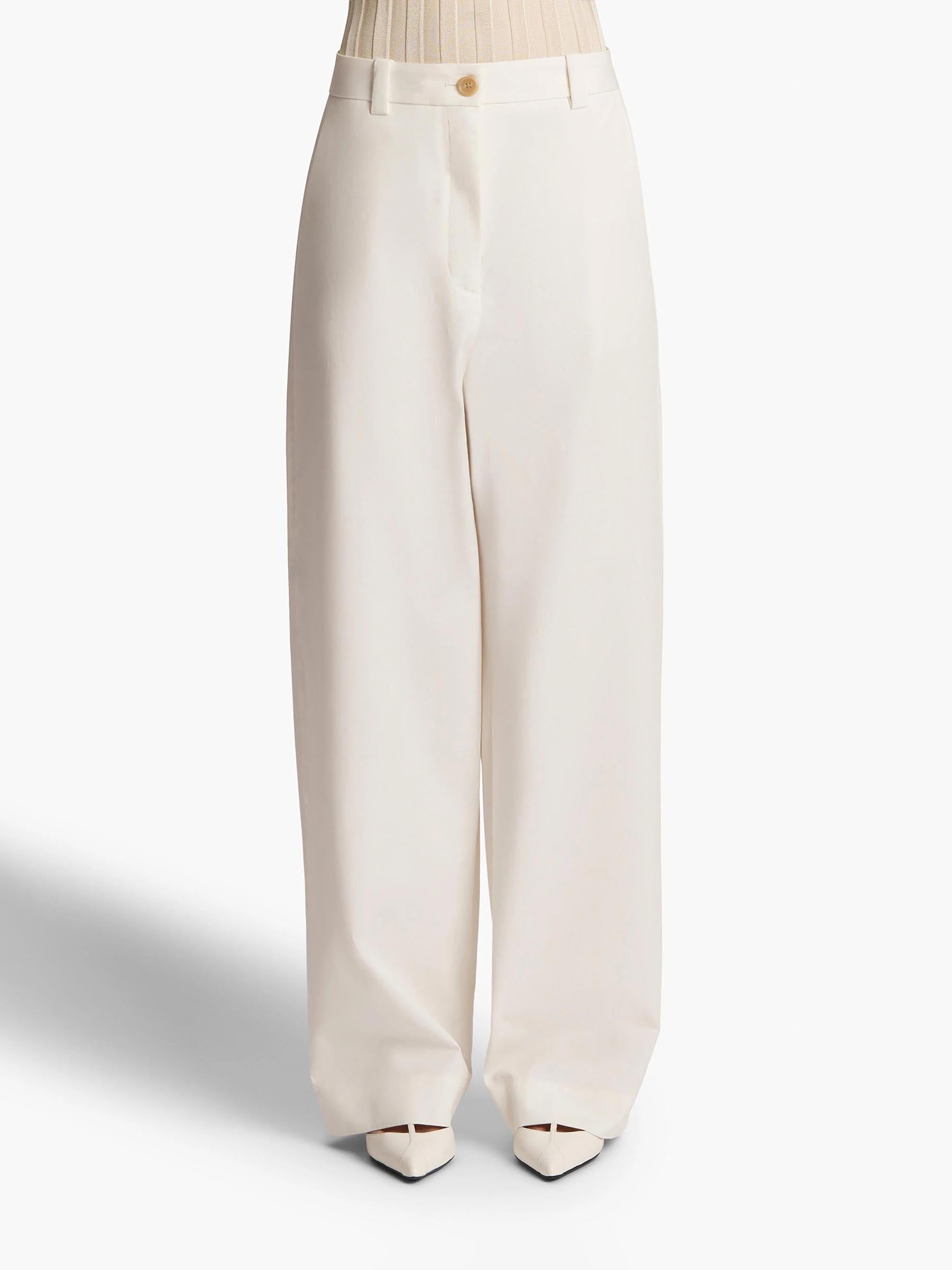 Khaite Mujer Barcelona Pantalones Rectos Gari color Blanco sku 761-003796 01 - Foto 3