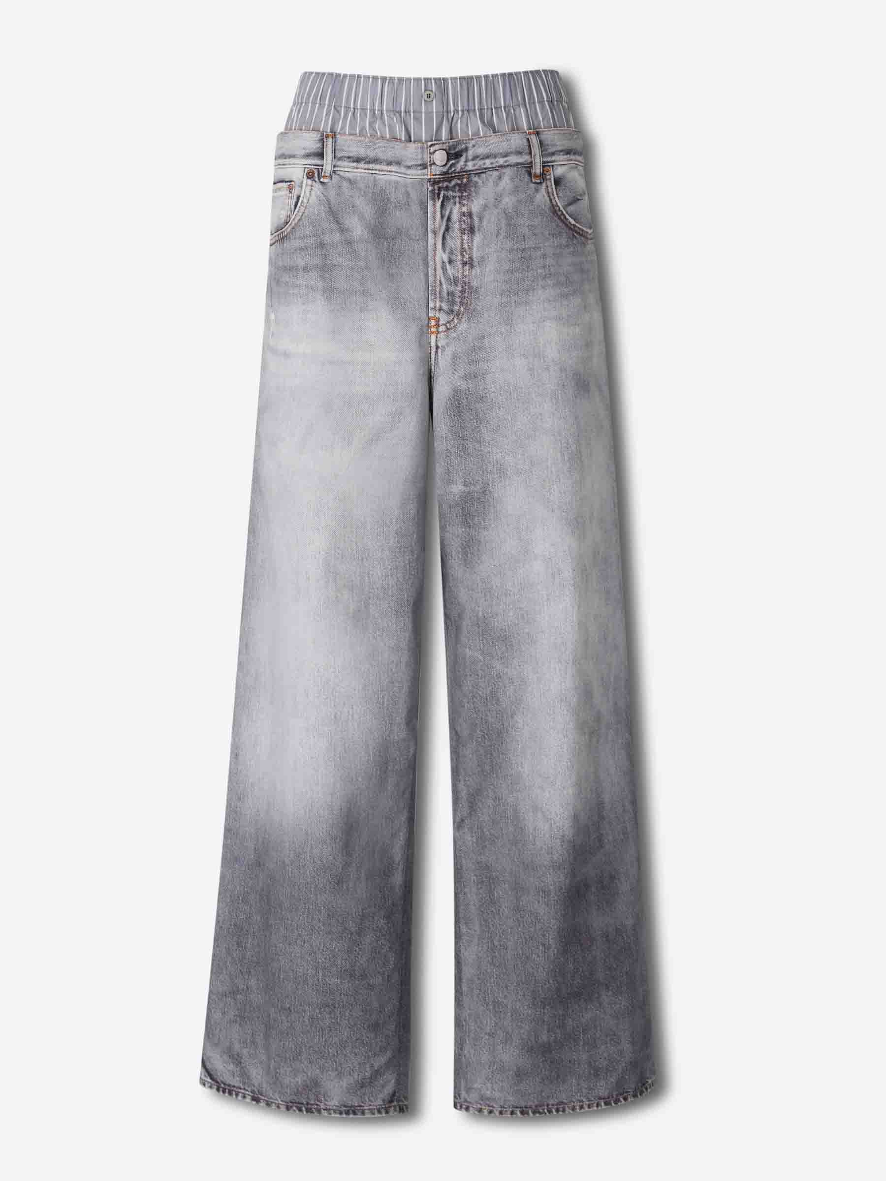 Outlet online Acne Studios Mujer Pantalones Trampantojo Estampado color Gris Piedra sku 761-003863 00 - Foto 1