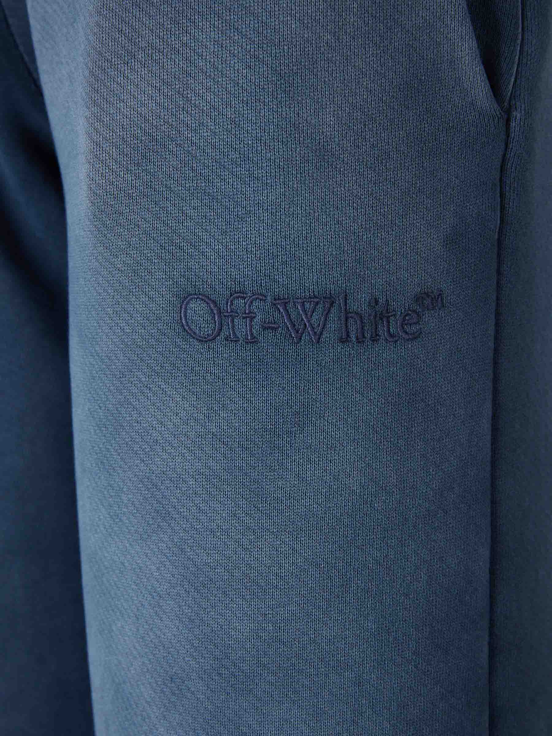 Outlet online Off-White Mujer Joggers Anchos Rectos color Azul Marino sku 761-003865 01 - Foto 4
