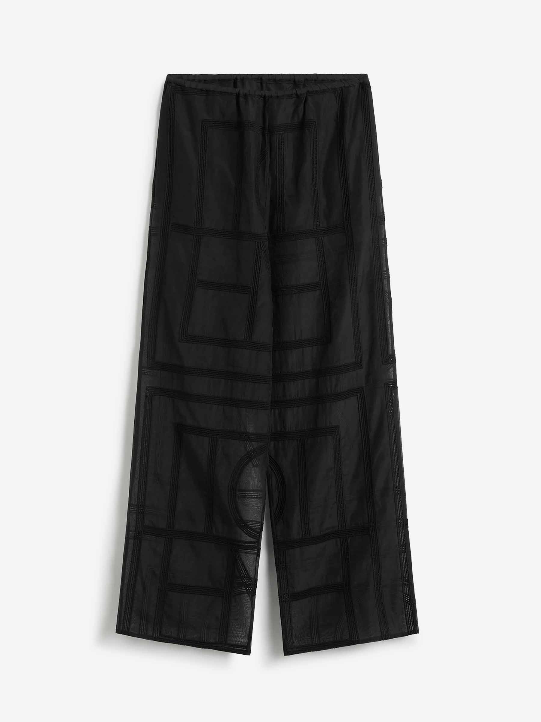 Outlet online TOTEME Mujer Pantalones anchos color Negro sku 761-003870 01 - Foto 1