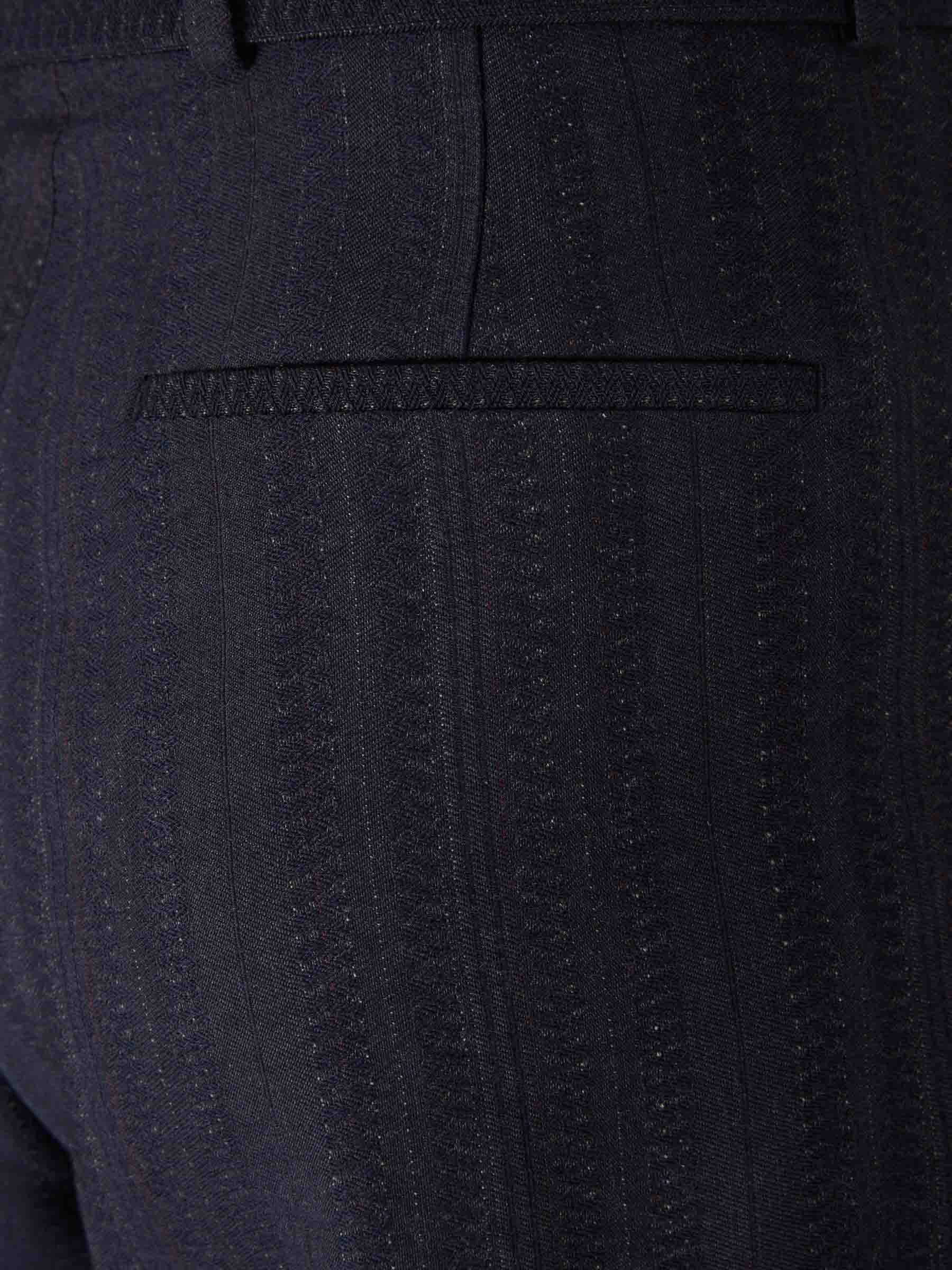 Outlet online Dries Van Noten Mujer Pantalones Anchos Peaches Bis color Azul Marino sku 761-003875 01 - Foto 4