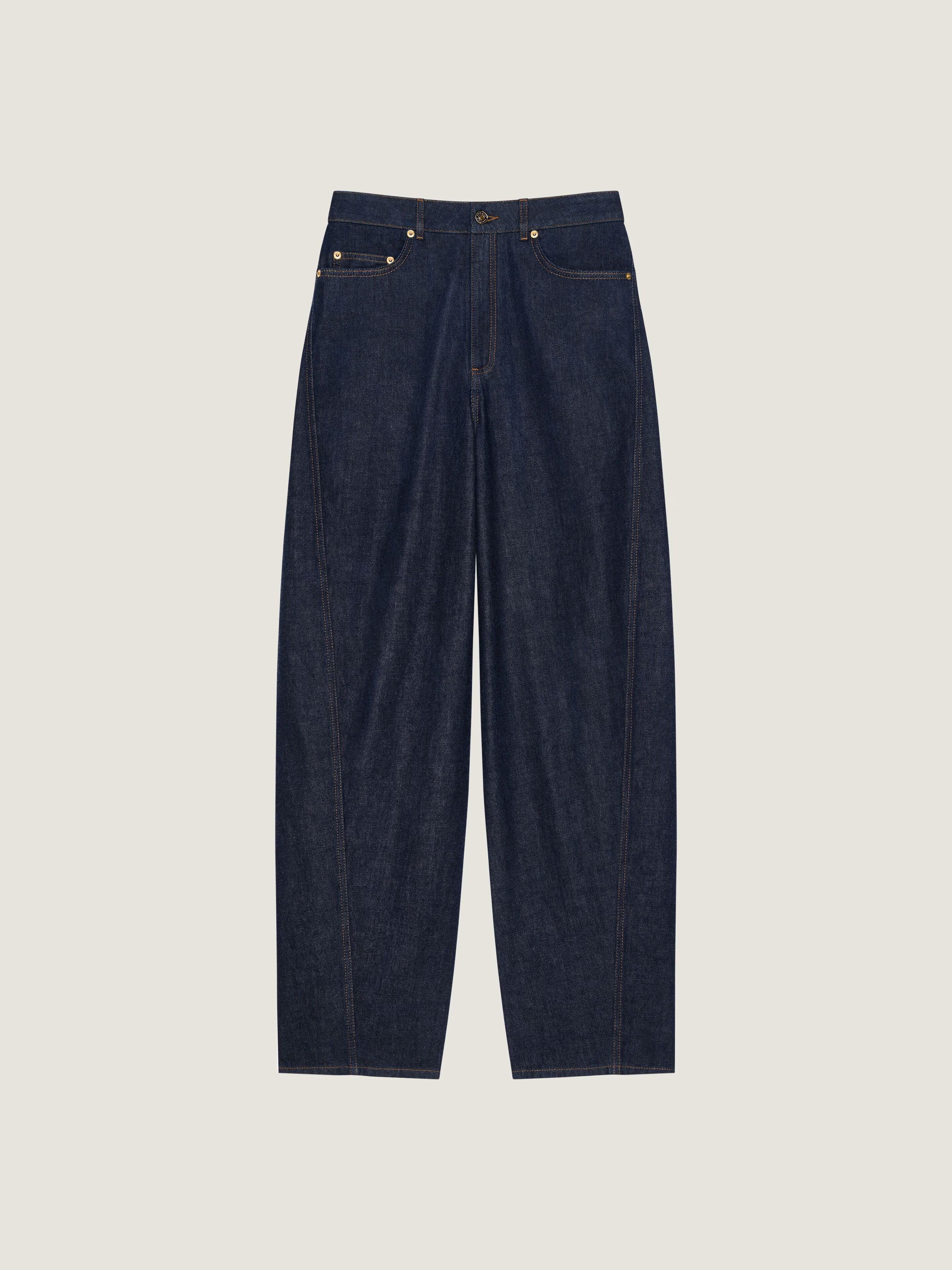 Outlet online Givenchy Mujer Jeans Cocoon color Azul Denim Oscuro sku 761-003905 01 - Foto 1