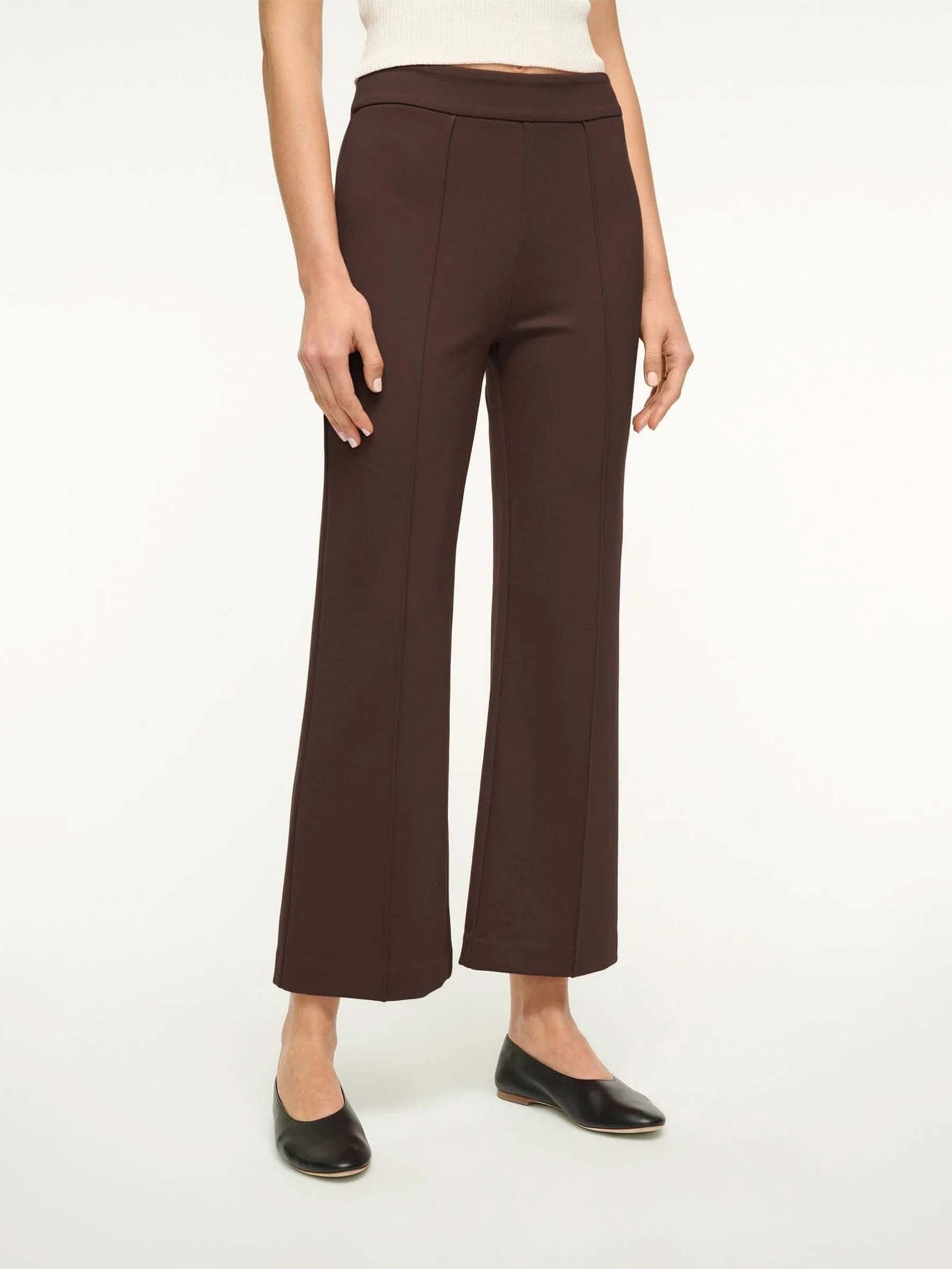 Outlet online Staud Mujer Pantalones Knack color Marrón Oscuro sku 761-003977 01 - Foto 3