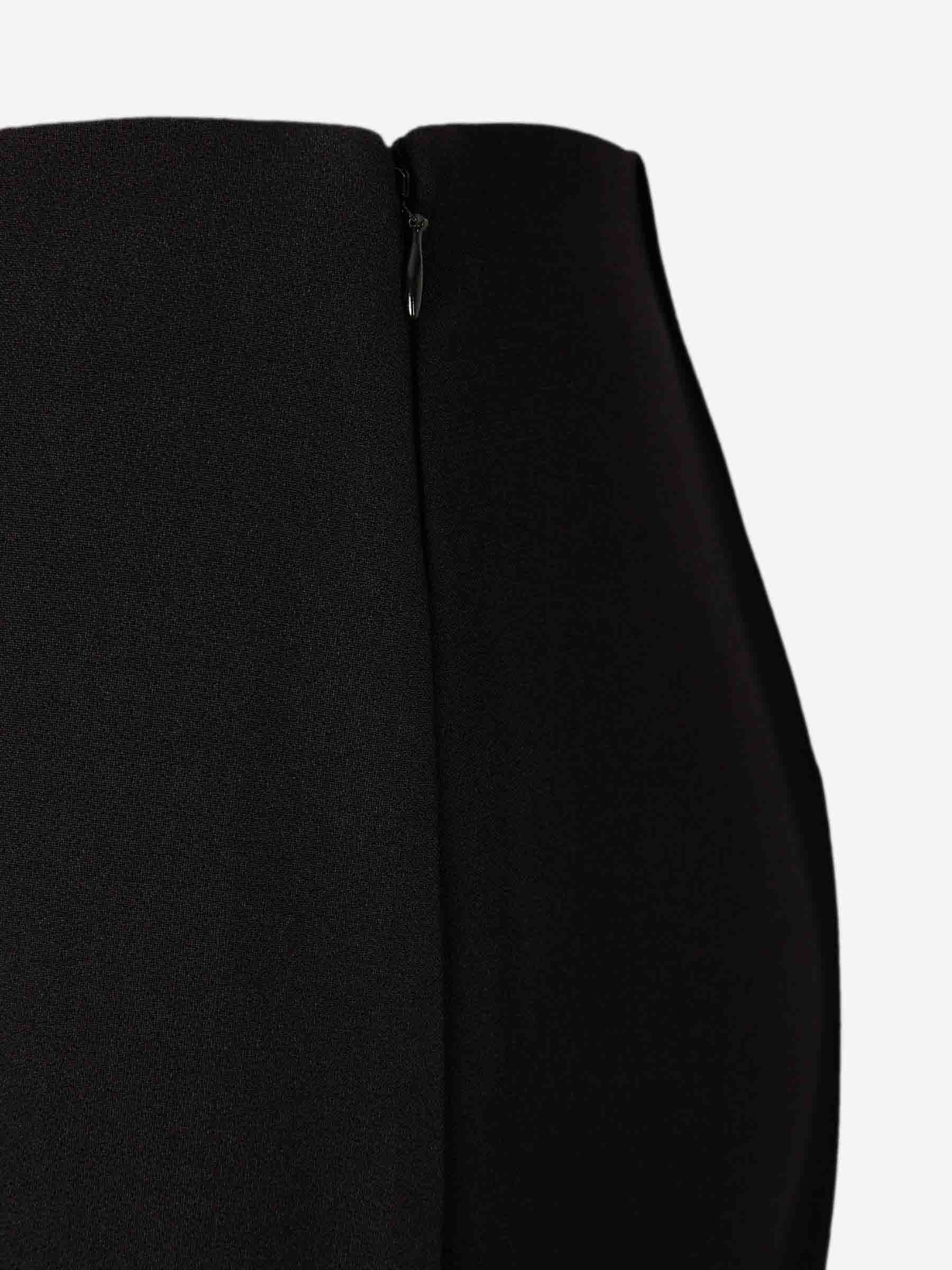 Outlet online Roland Mouret Mujer Pantalones Rectos Crepe color Negro sku 761-003988 01 - Foto 4
