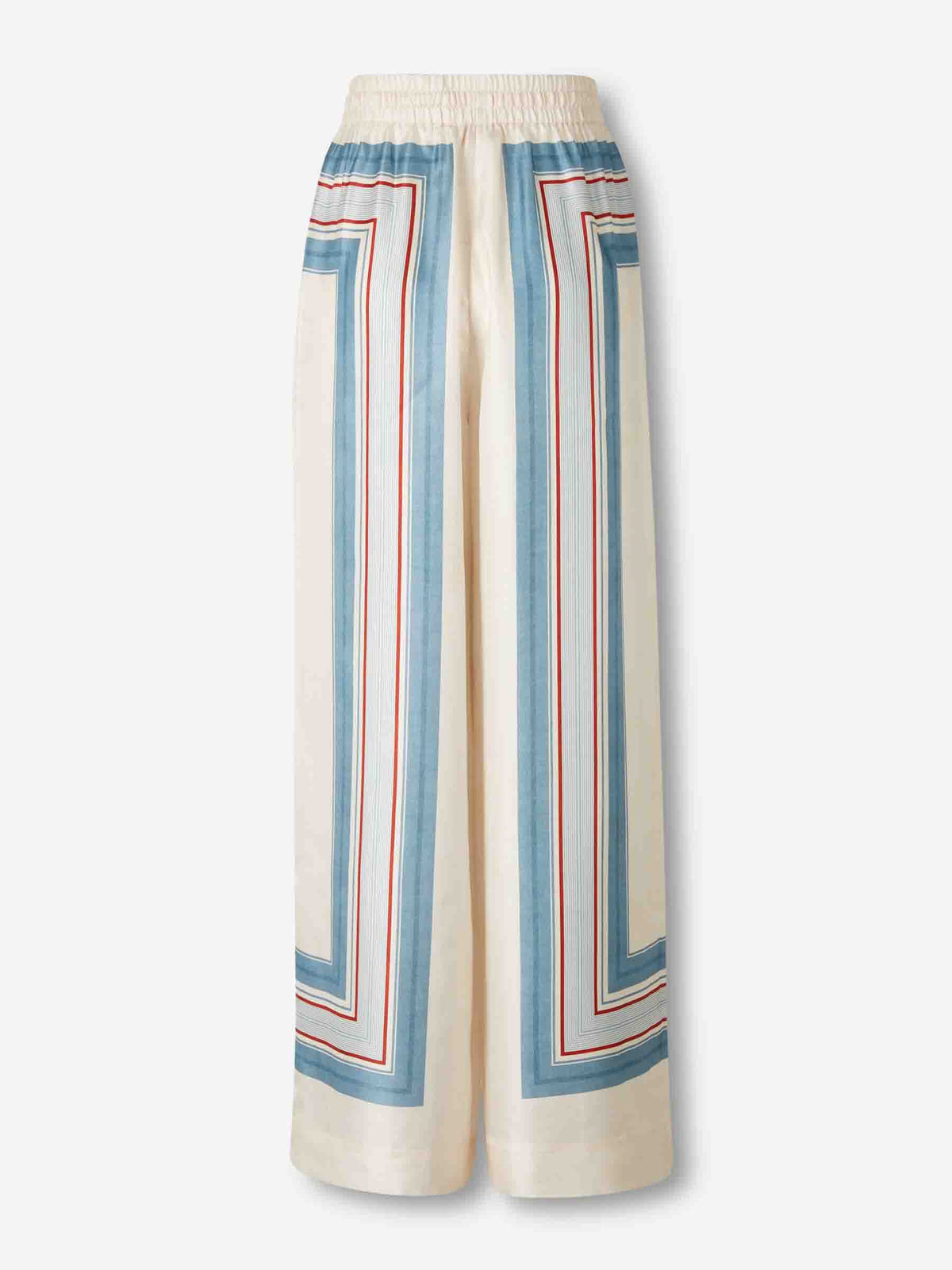 Outlet online Zimmermann Mujer Pantalones Anchos Rayas color Multicolor sku 761-004016 01 - Foto 4