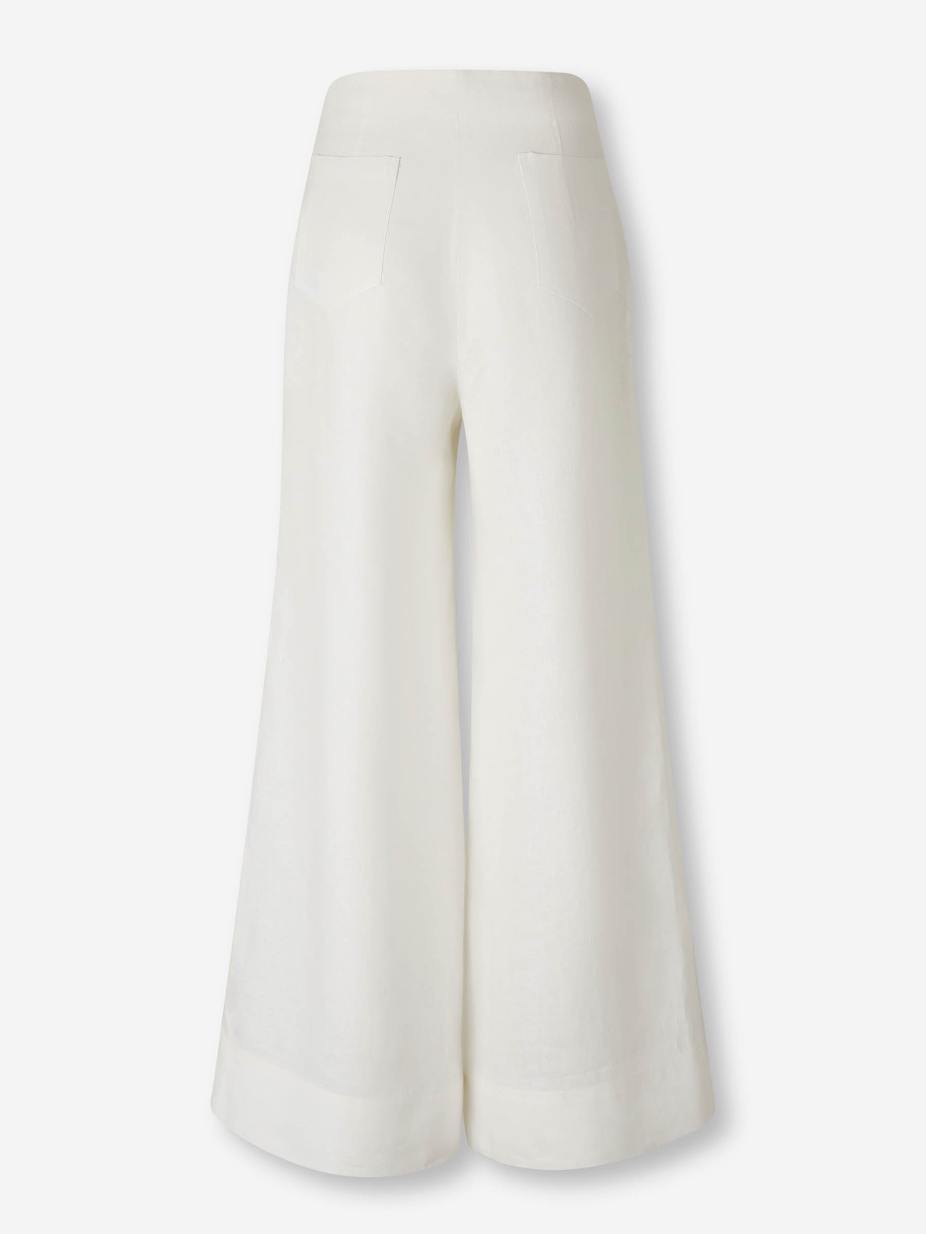 Outlet online Andres Otalora Mujer Pantalones Anchos El Sol color Marfil sku 761-004020 01 - Foto 3