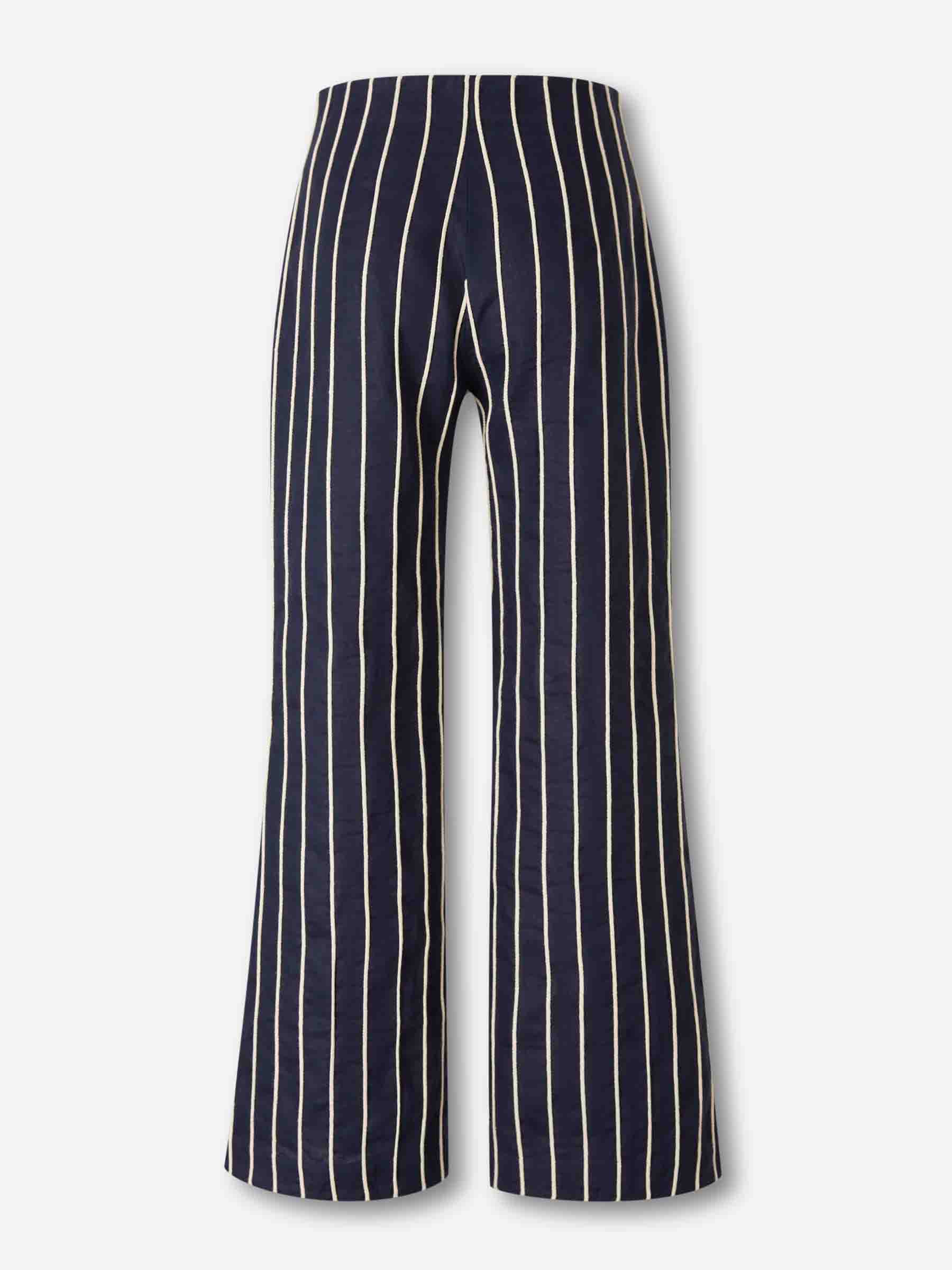 Outlet online Andres Otalora Mujer Pantalones Acampanados Tuyo color Azul Noche sku 761-004021 01 - Foto 3