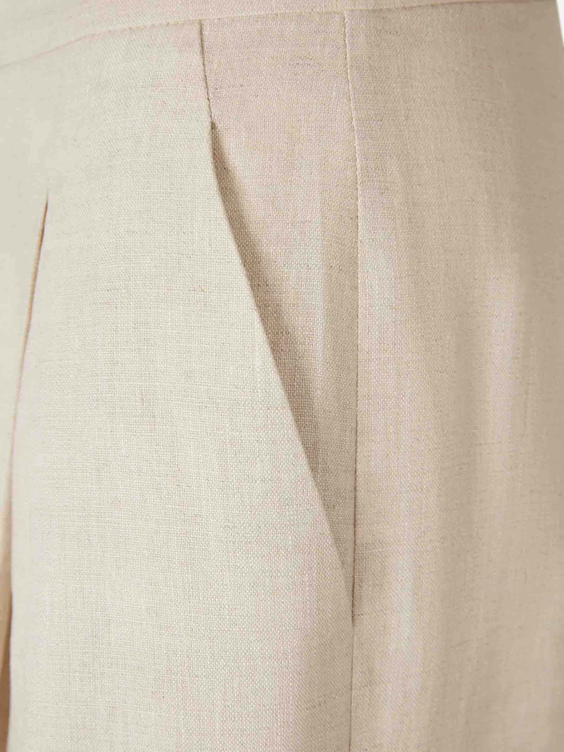 Outlet online Andres Otalora Mujer Pantalones Acampanados Desperte color Crema sku 761-004022 01 - Foto 4