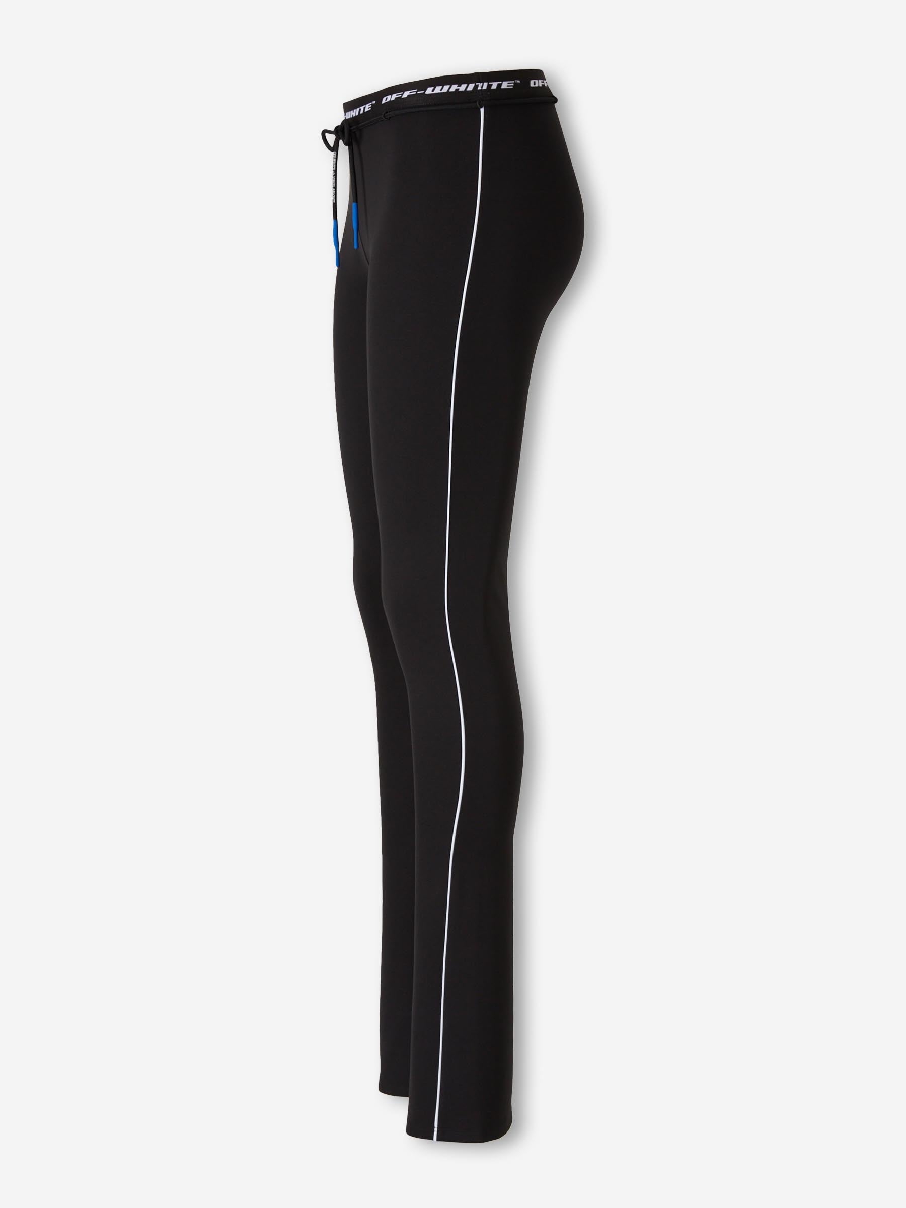Outlet online Off-White Mujer Leggings Logoband color Negro sku 761-004074 01 - Foto 2