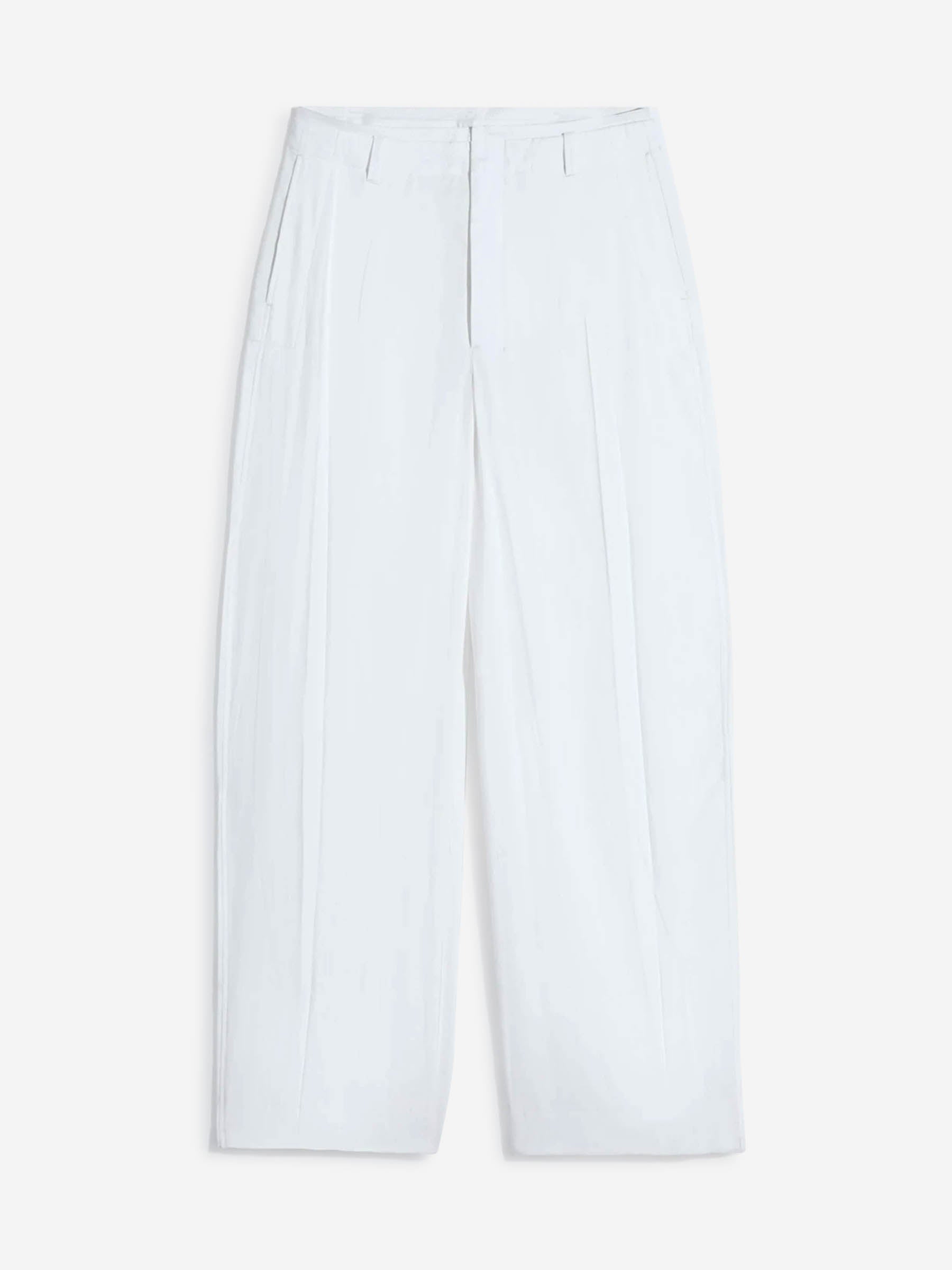 Lemaire Mujer Barcelona Pantalones Pliegues color Blanco sku 761-004084 01 - Foto 1